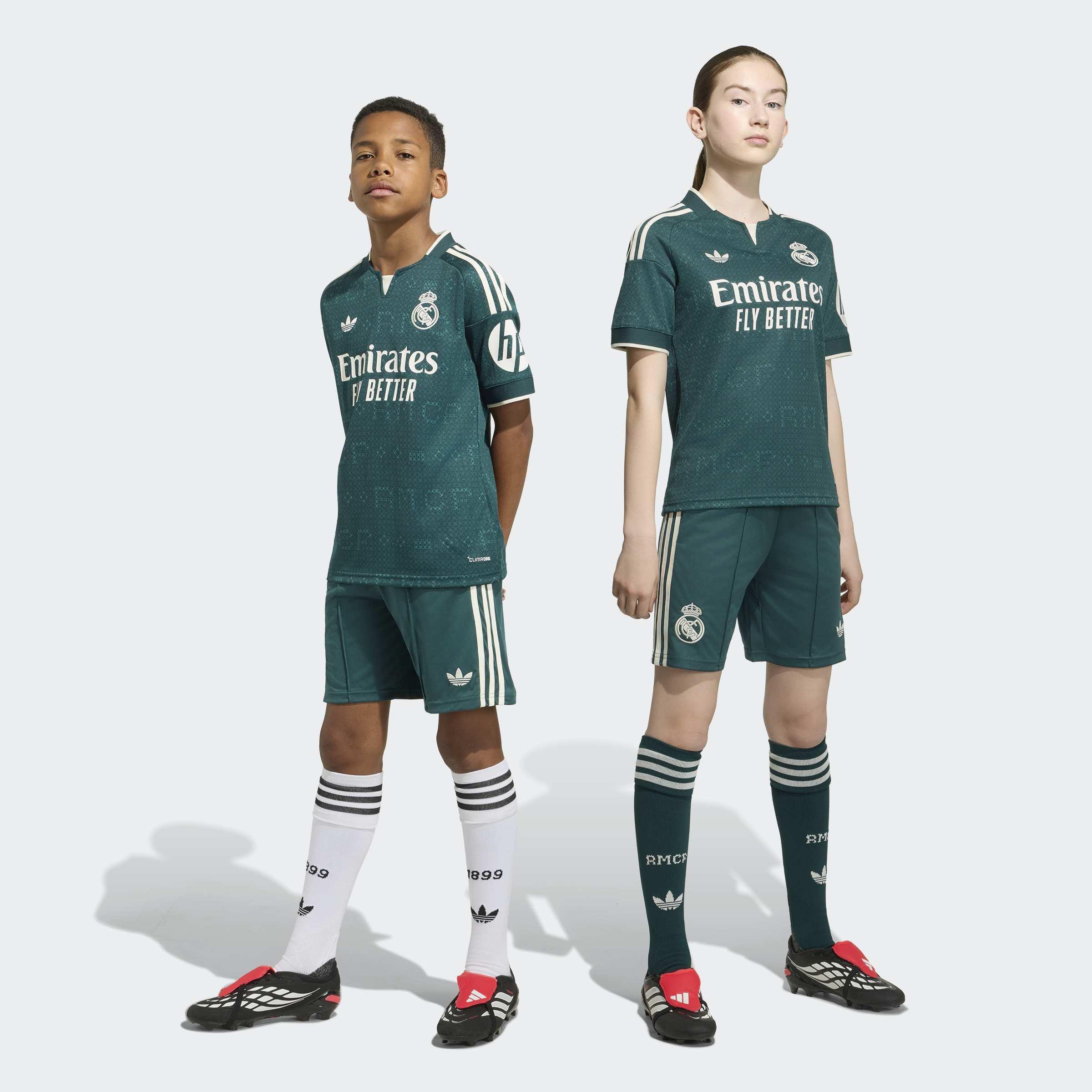 Kids Unisex Real Madrid 26/27 Away Shorts, Green, A701_ONE, large image number 6