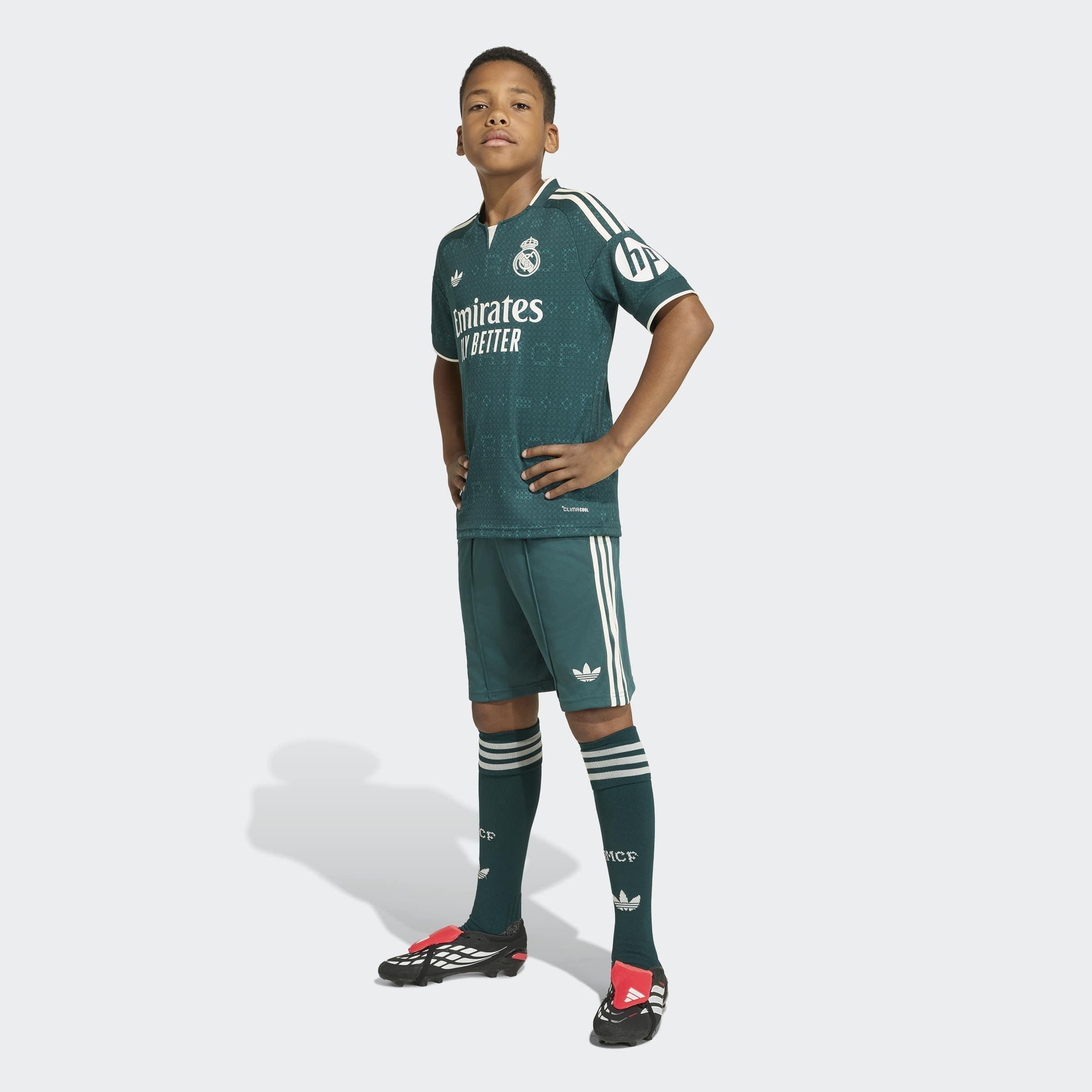 Kids Unisex Real Madrid 26/27 Away Shorts, Green, A701_ONE, large image number 7