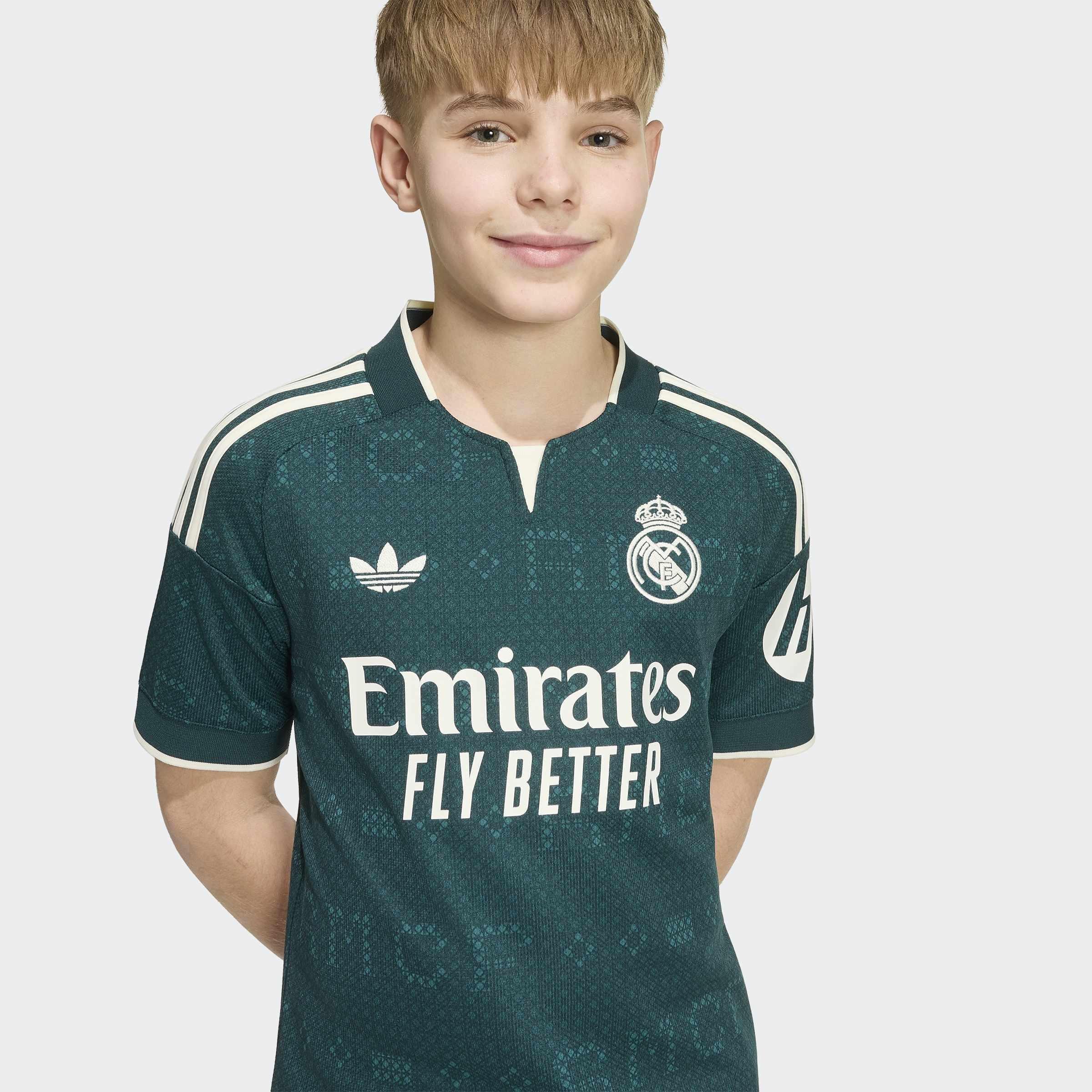 Kids Unisex Real Madrid 26/27 Away Jersey, Green, A701_ONE, large image number 4