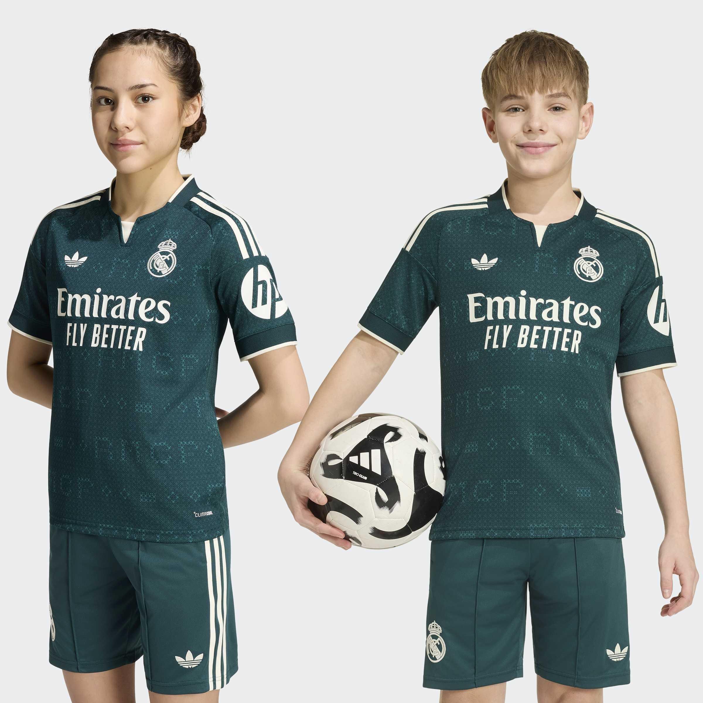 Kids Unisex Real Madrid 26/27 Away Jersey, Green, A701_ONE, large image number 6