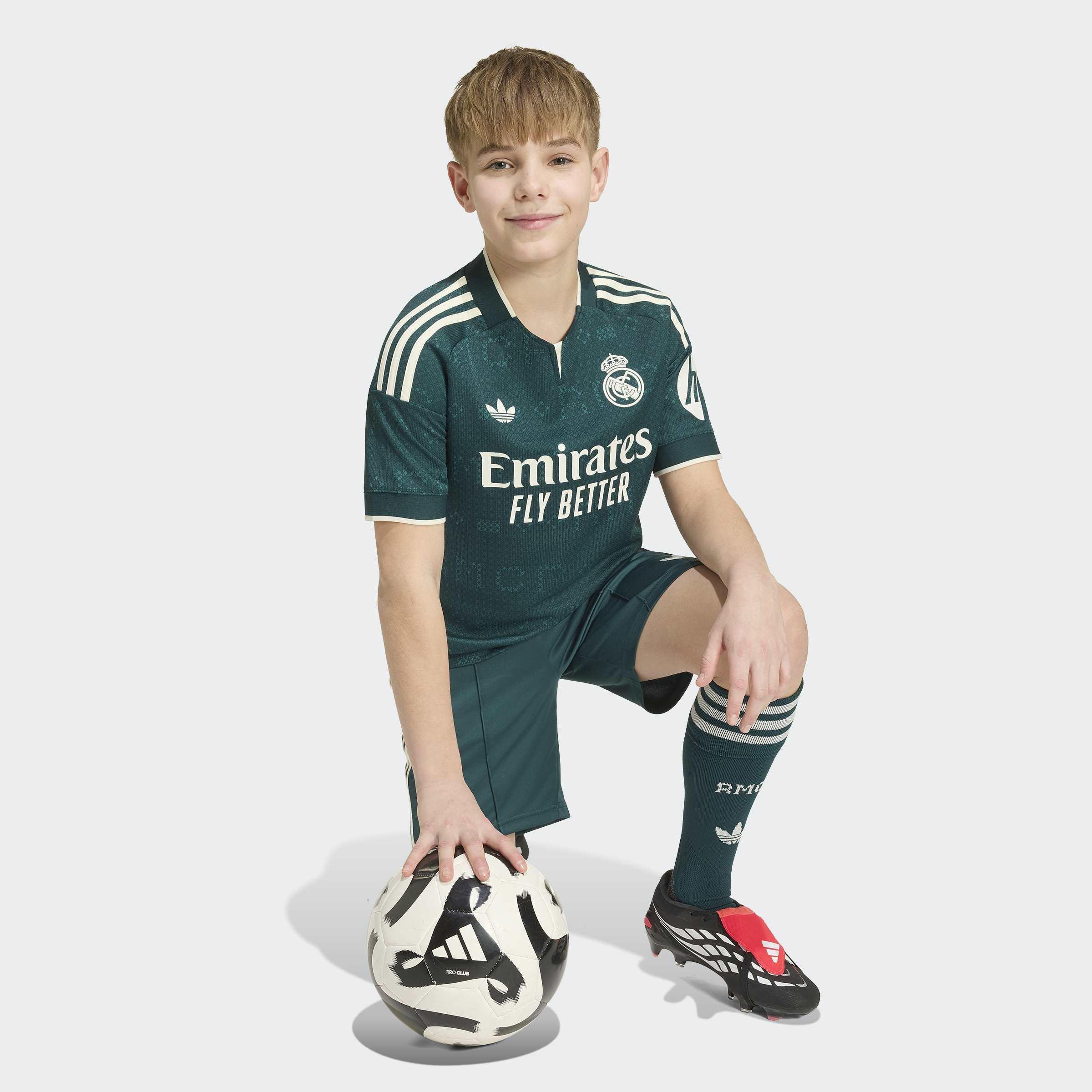 Kids Unisex Real Madrid 26/27 Away Jersey, Green, A701_ONE, large image number 7