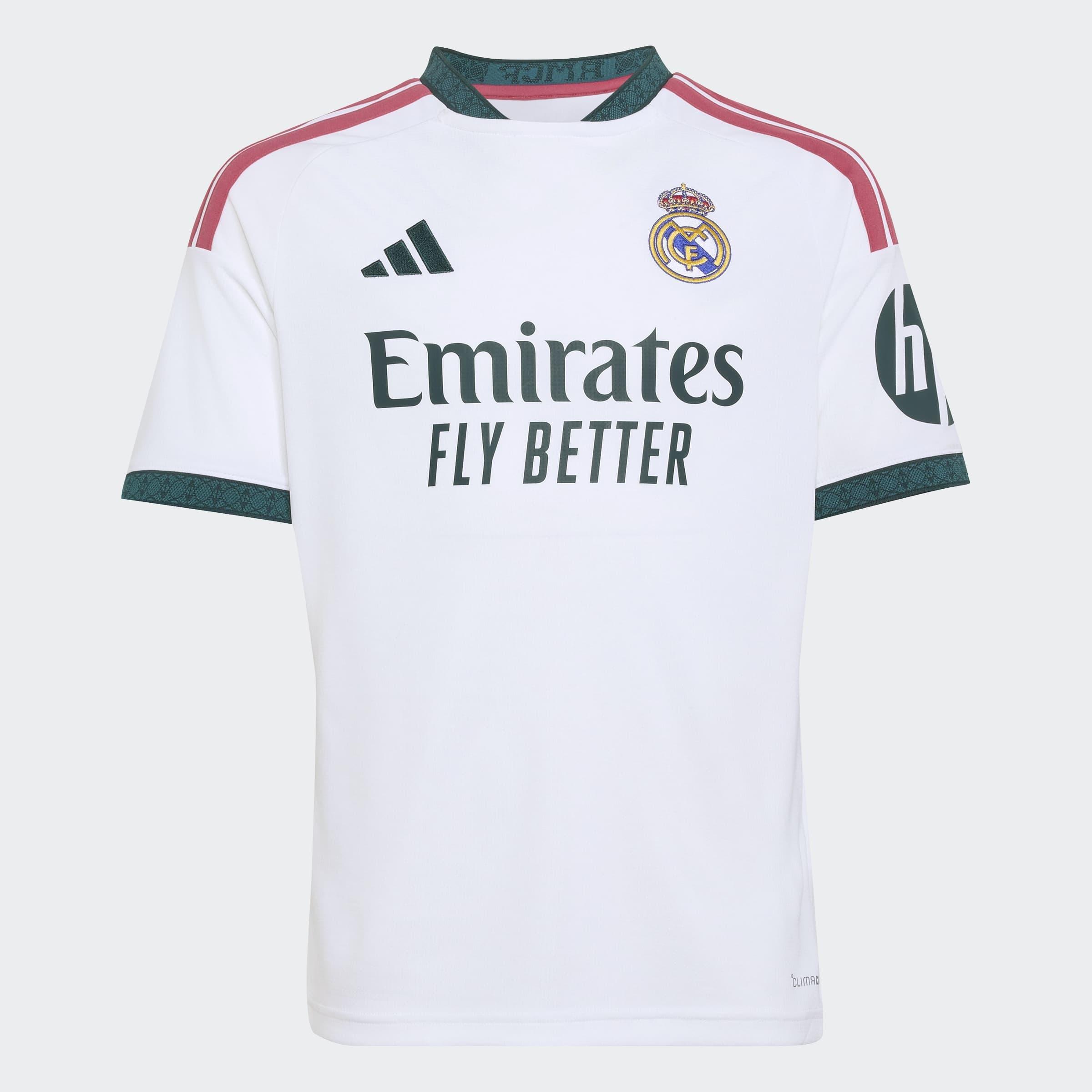 Kids Unisex Real Madrid 26/27 Home Jersey, White