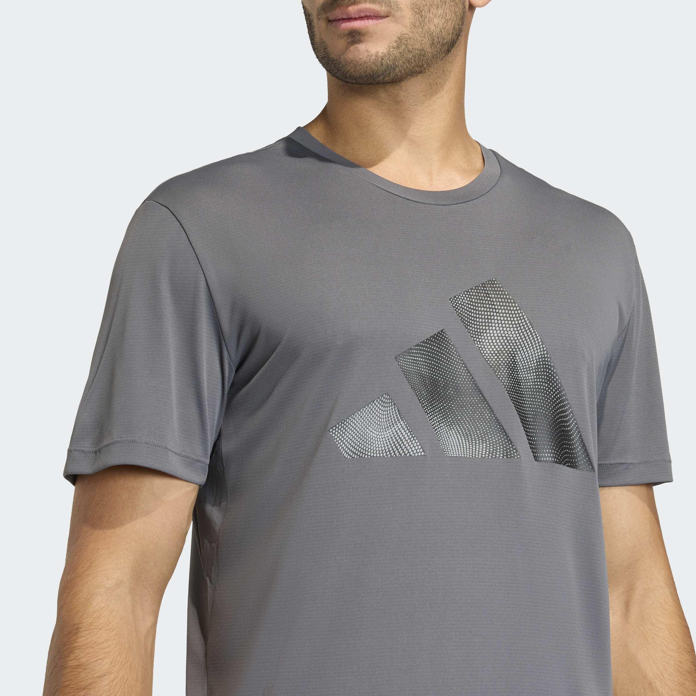 adi365 Running Essentials Brand Love T-shirt, Grey, A701_ONE, large image number 2