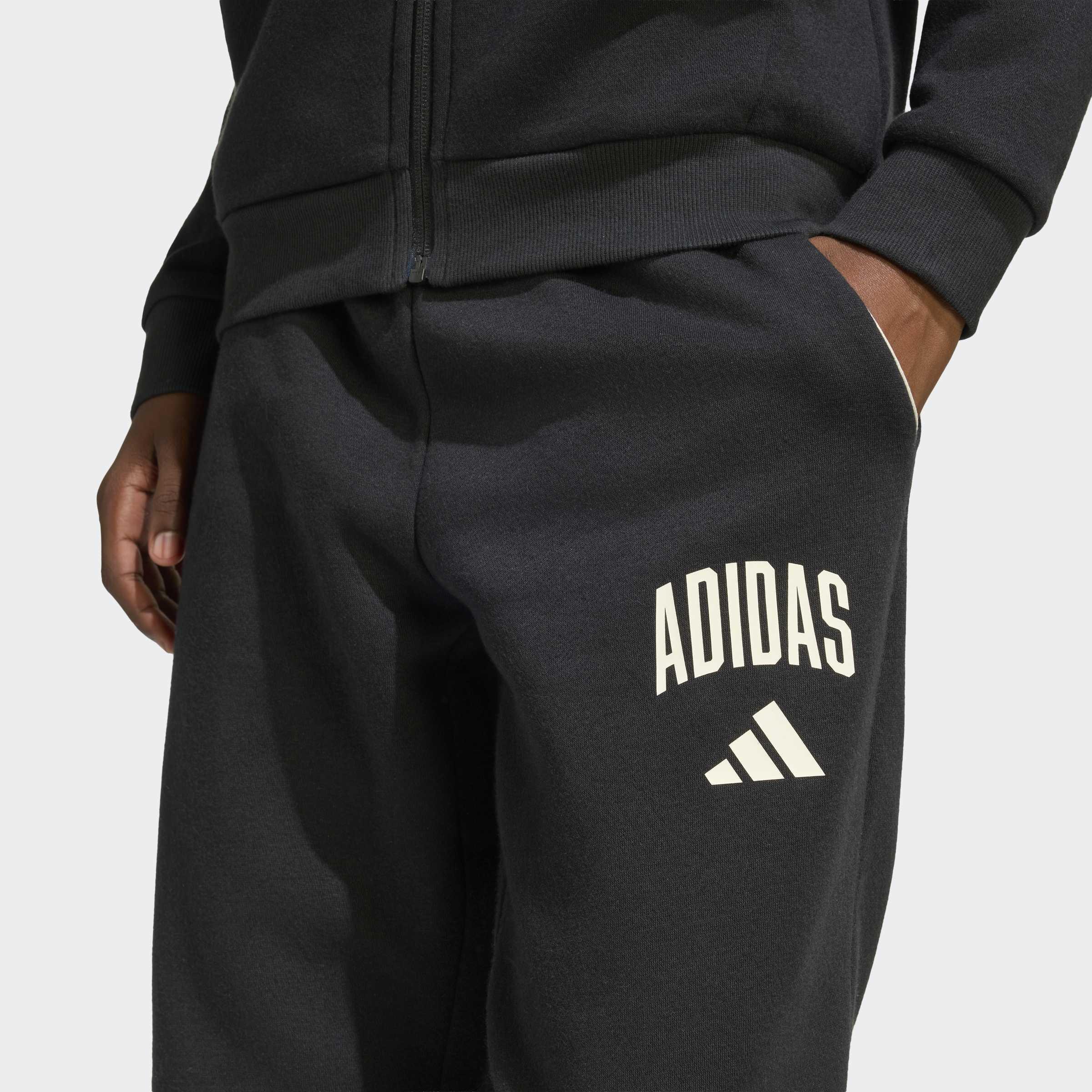 Kids Unisex Seasonals Collegiate Typography Pant, Black, A701_ONE, large image number 4