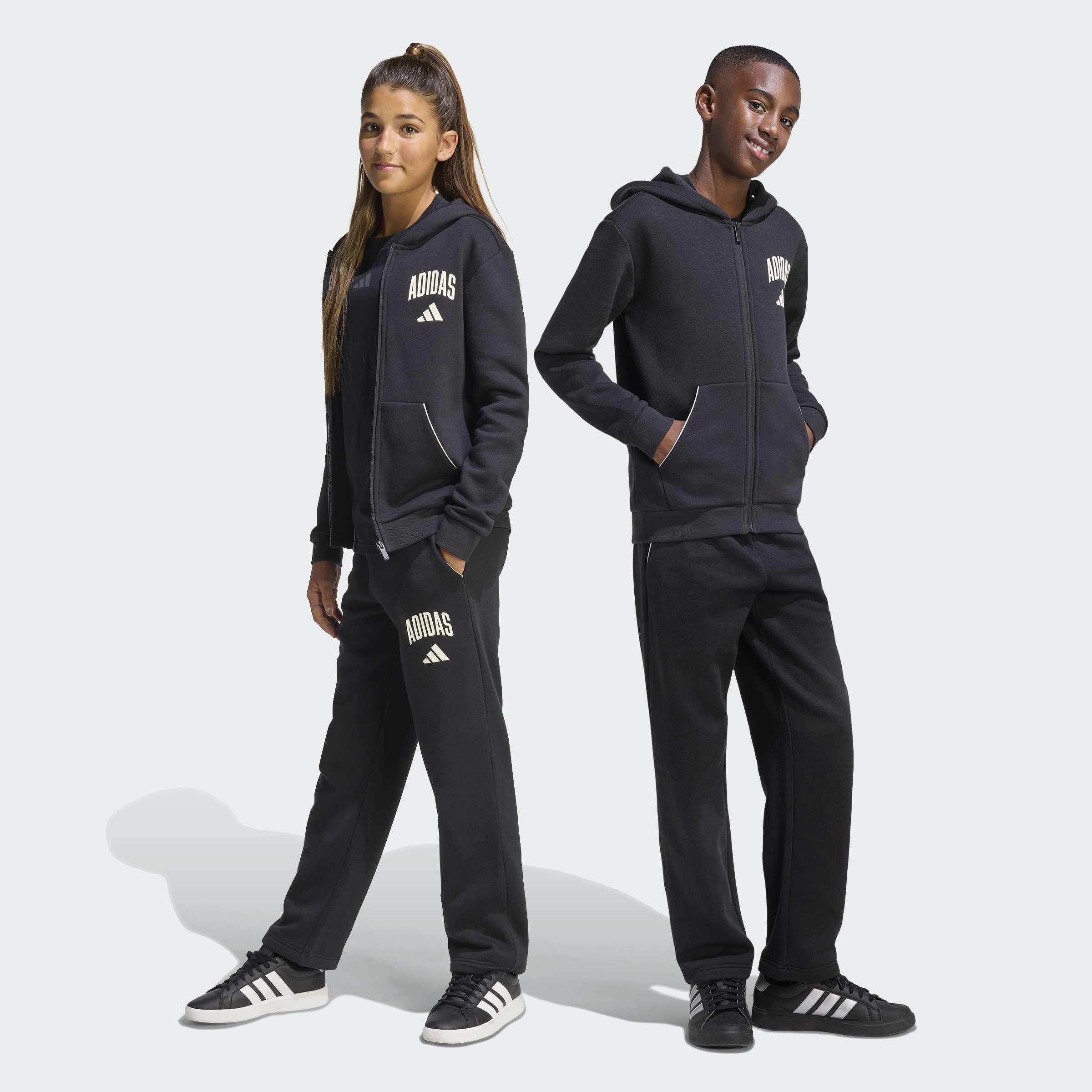 Kids Unisex Seasonals Collegiate Typography Pant, Black, A701_ONE, large image number 6