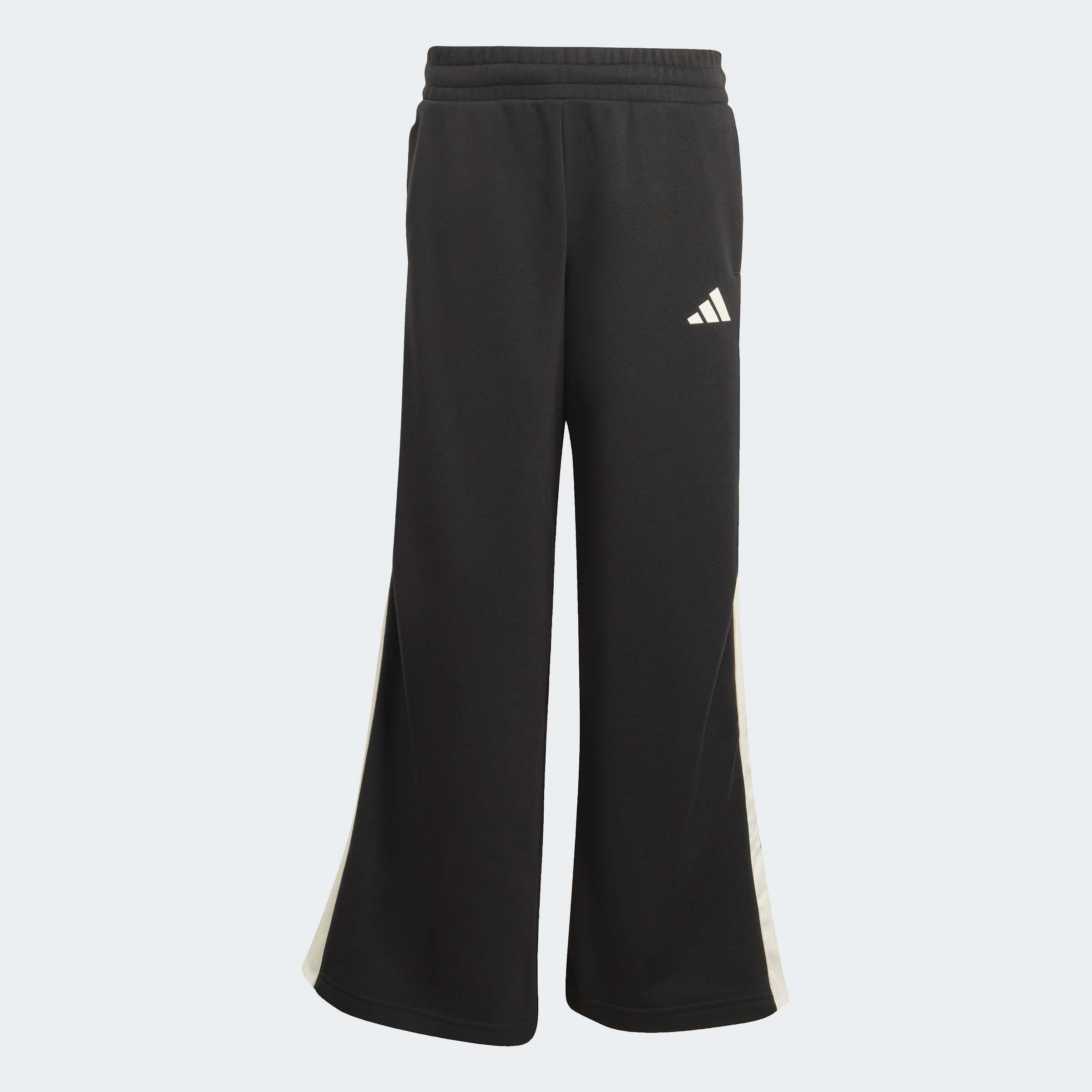 Kids Stadium Wide Leg Joggers, Black