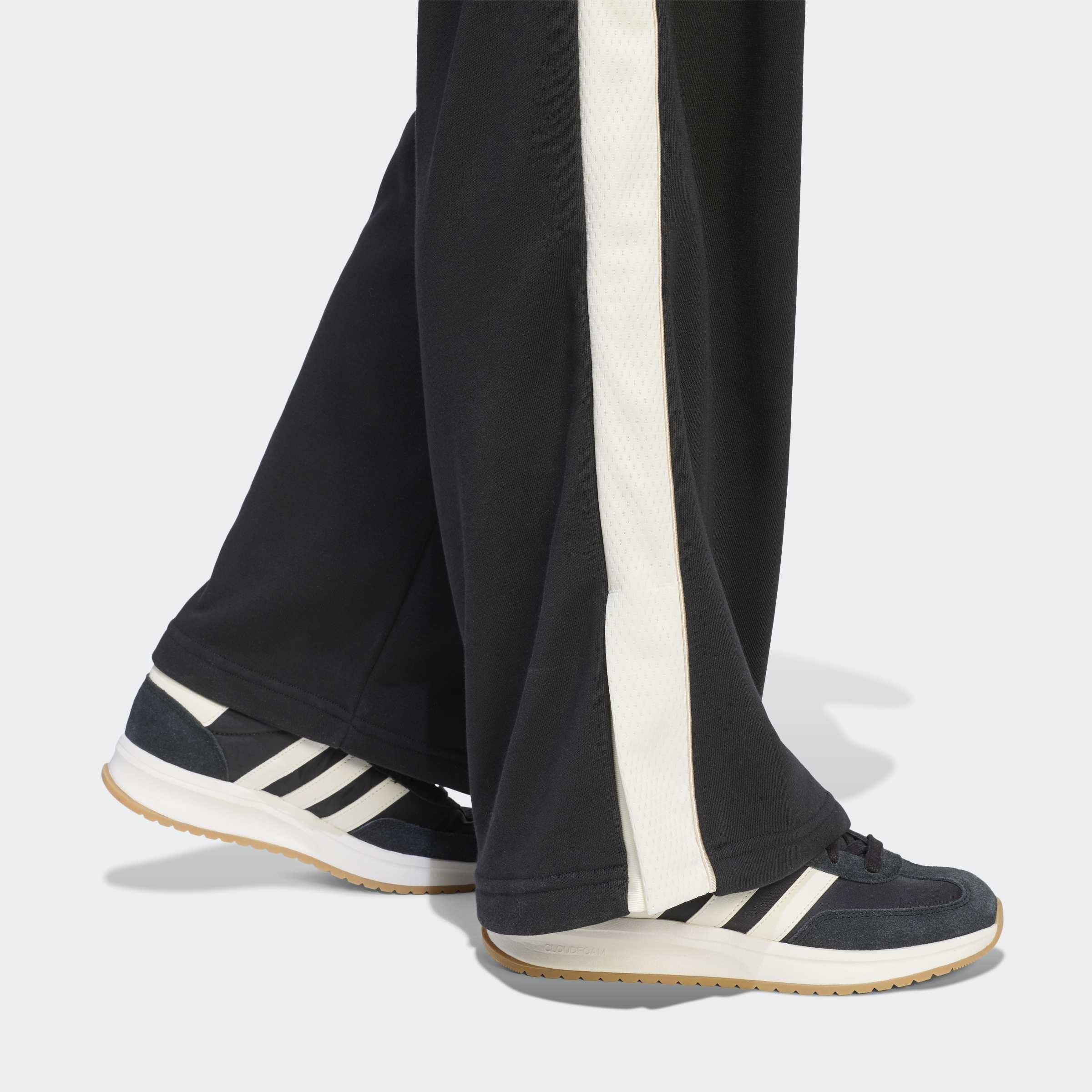 Kids Stadium Wide Leg Joggers, Black, A701_ONE, large image number 3