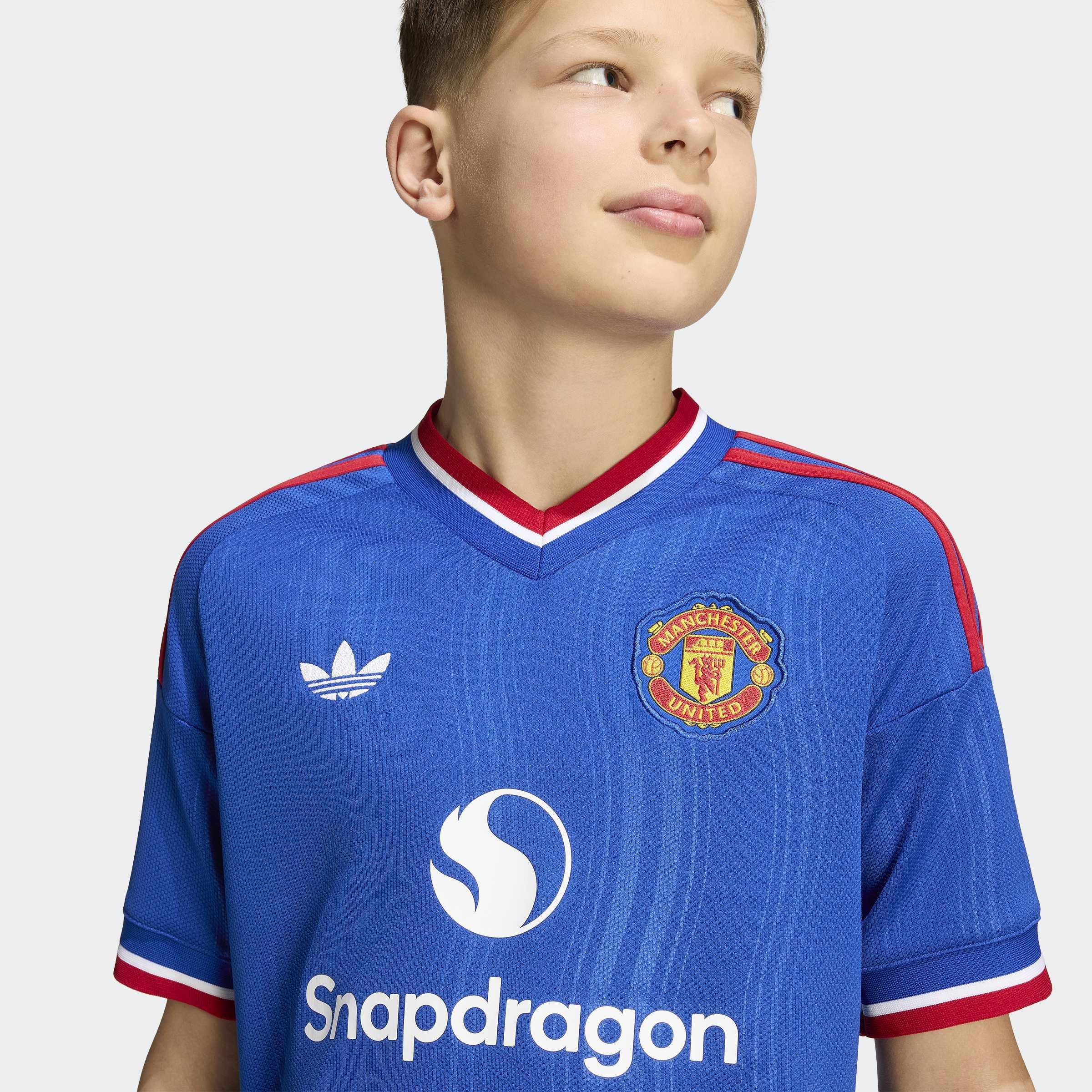 Kids Unisex Manchester United 26/27 Away Jersey, Blue, A701_ONE, large image number 4