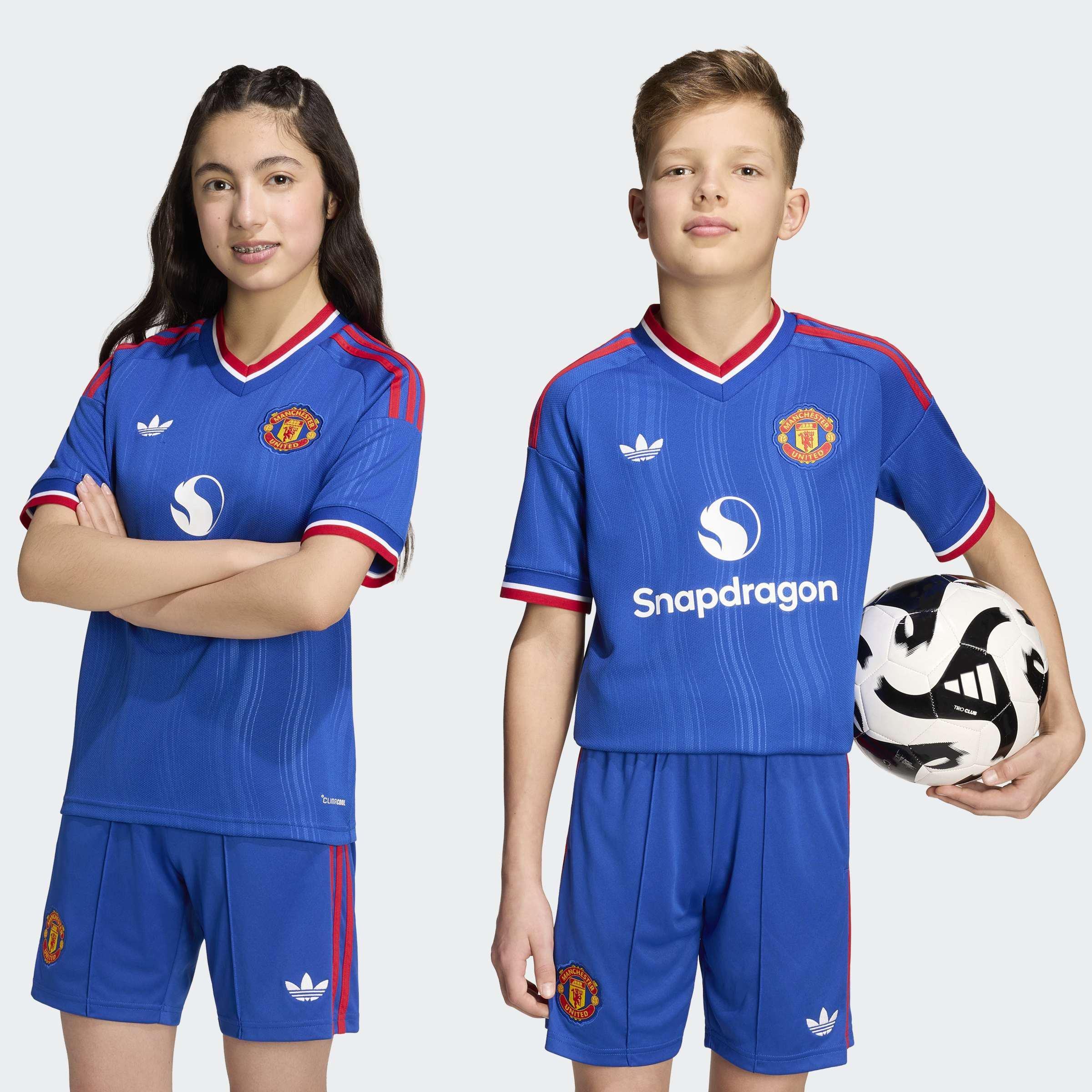 Kids Unisex Manchester United 26/27 Away Jersey, Blue, A701_ONE, large image number 8
