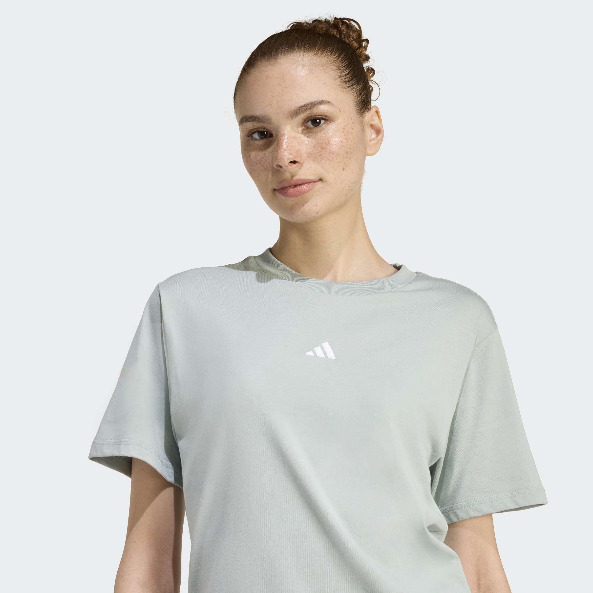 Essentials Small Logo Cotton T-Shirt, Green, A701_ONE, large image number 2