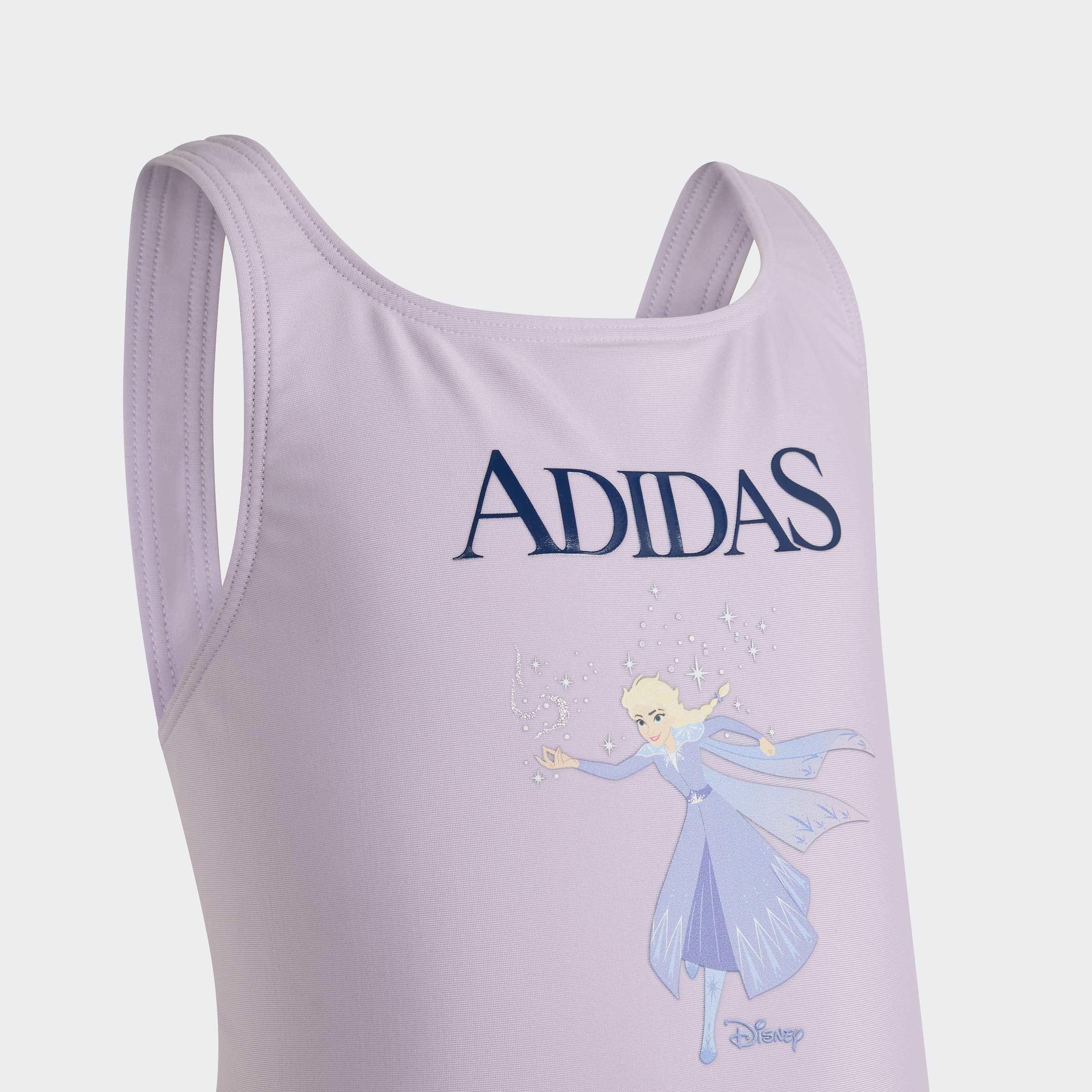 Kids Adidas Disney Frozen Swimsuit, Purple, A701_ONE, large image number 2