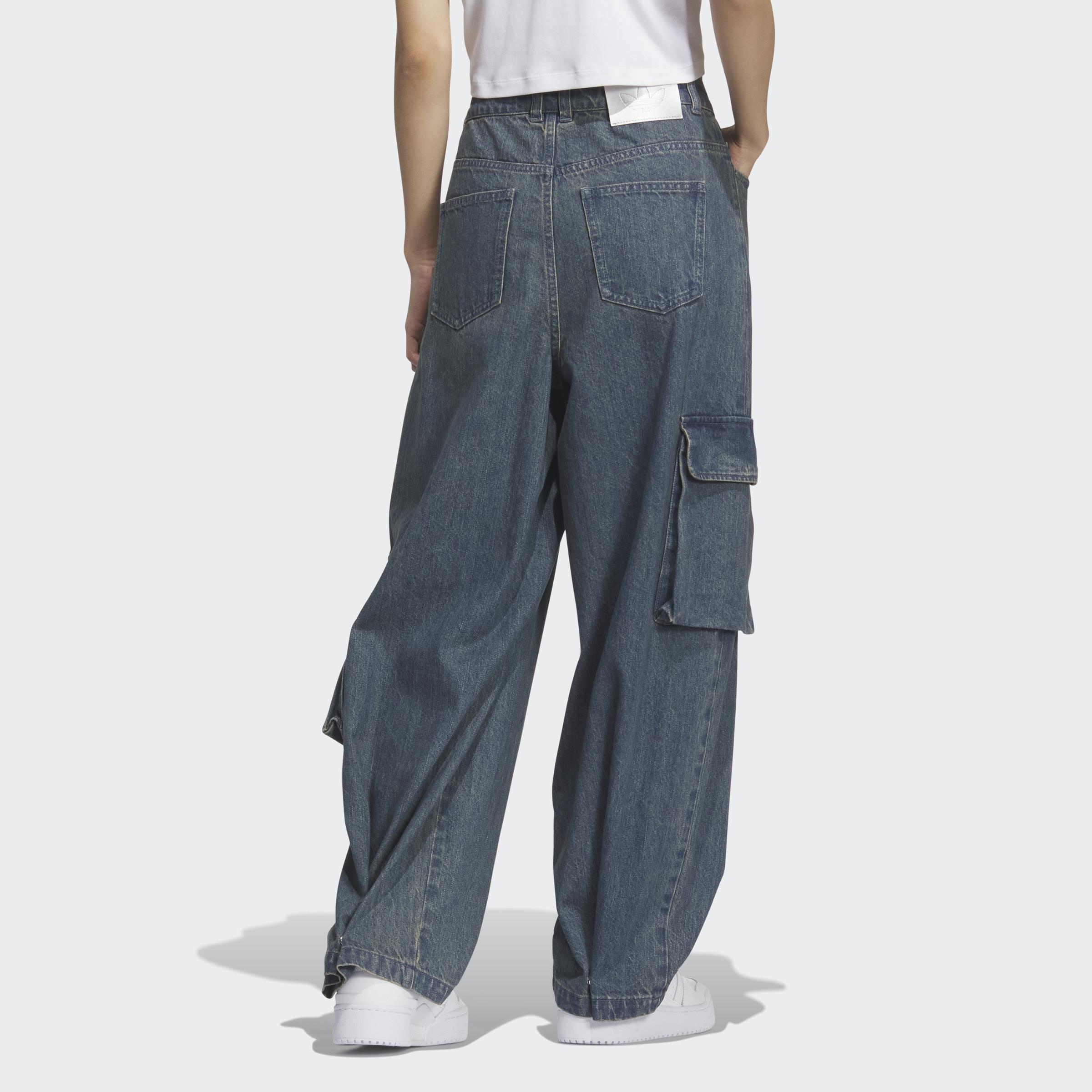 Soft Denim Cargo Joggers, Navy