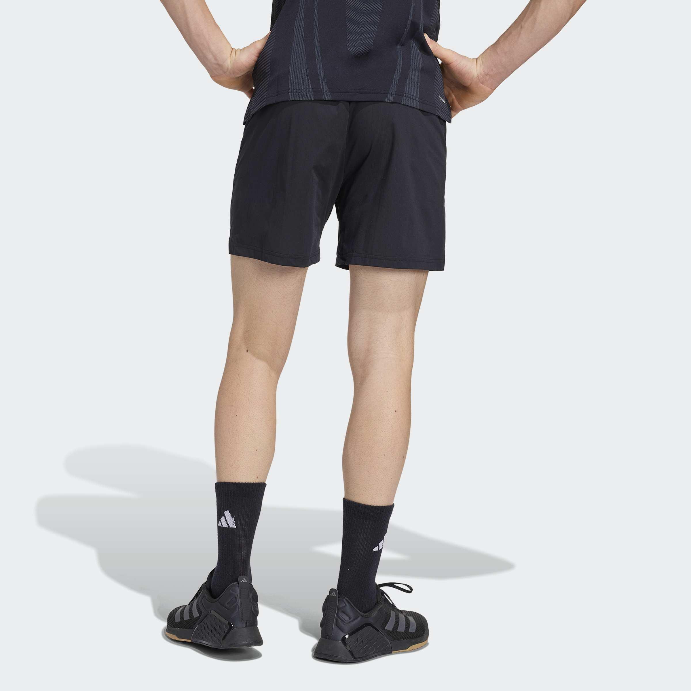 Tech Intensity Workout Shorts, Black