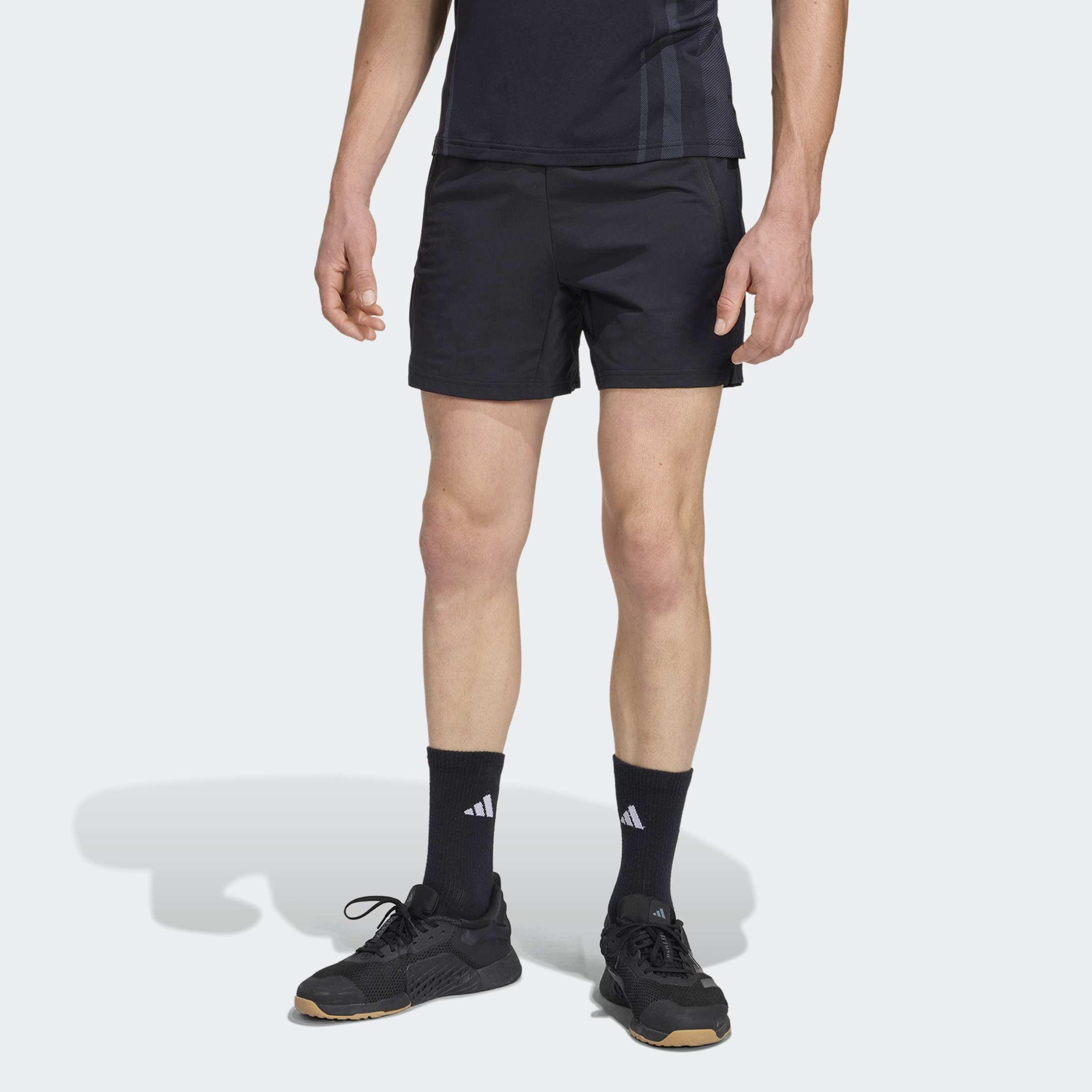 Tech Intensity Workout Shorts, Black, A701_ONE, large image number 4