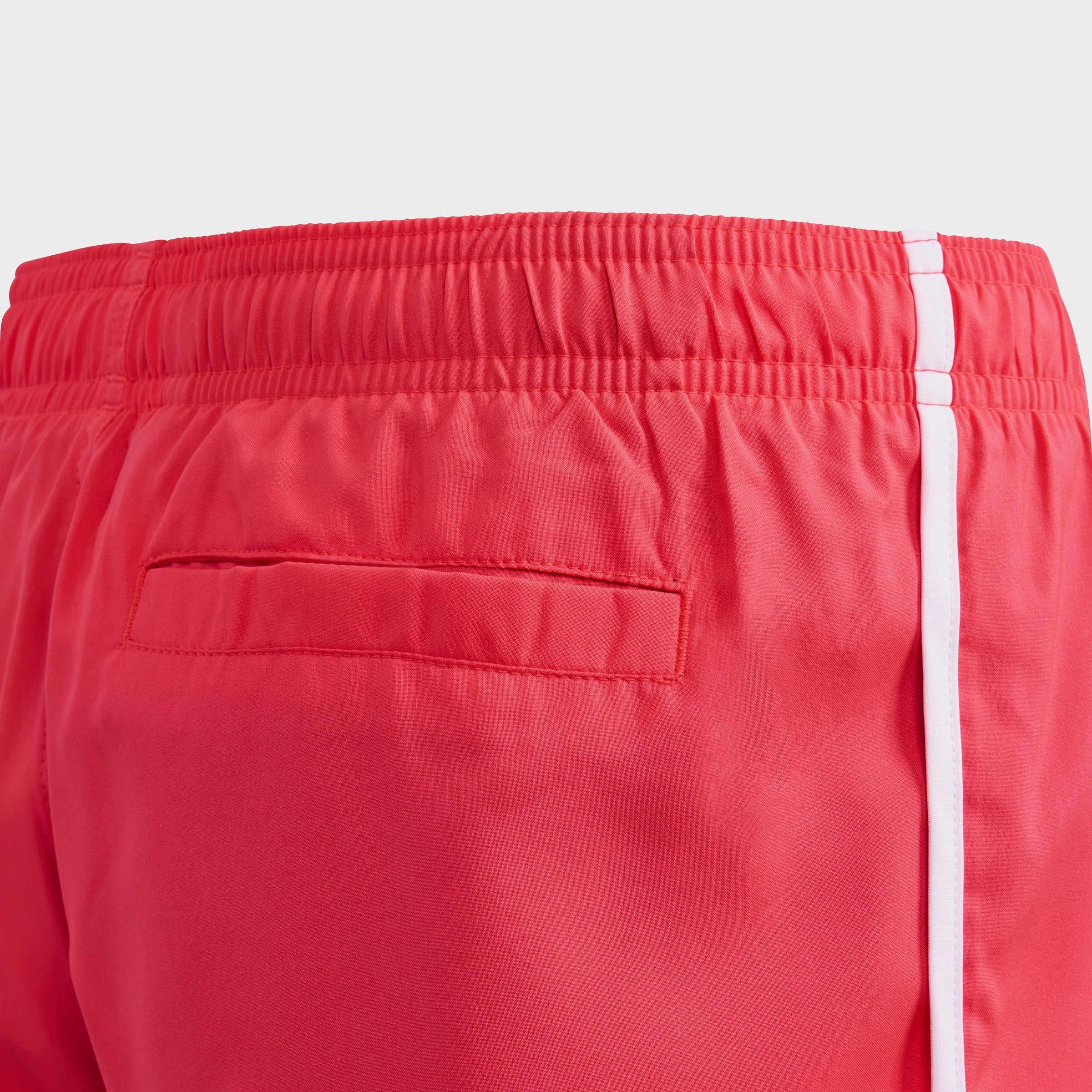 Kids Water Reactive Graphic Swim Shorts, Red, A701_ONE, large image number 3