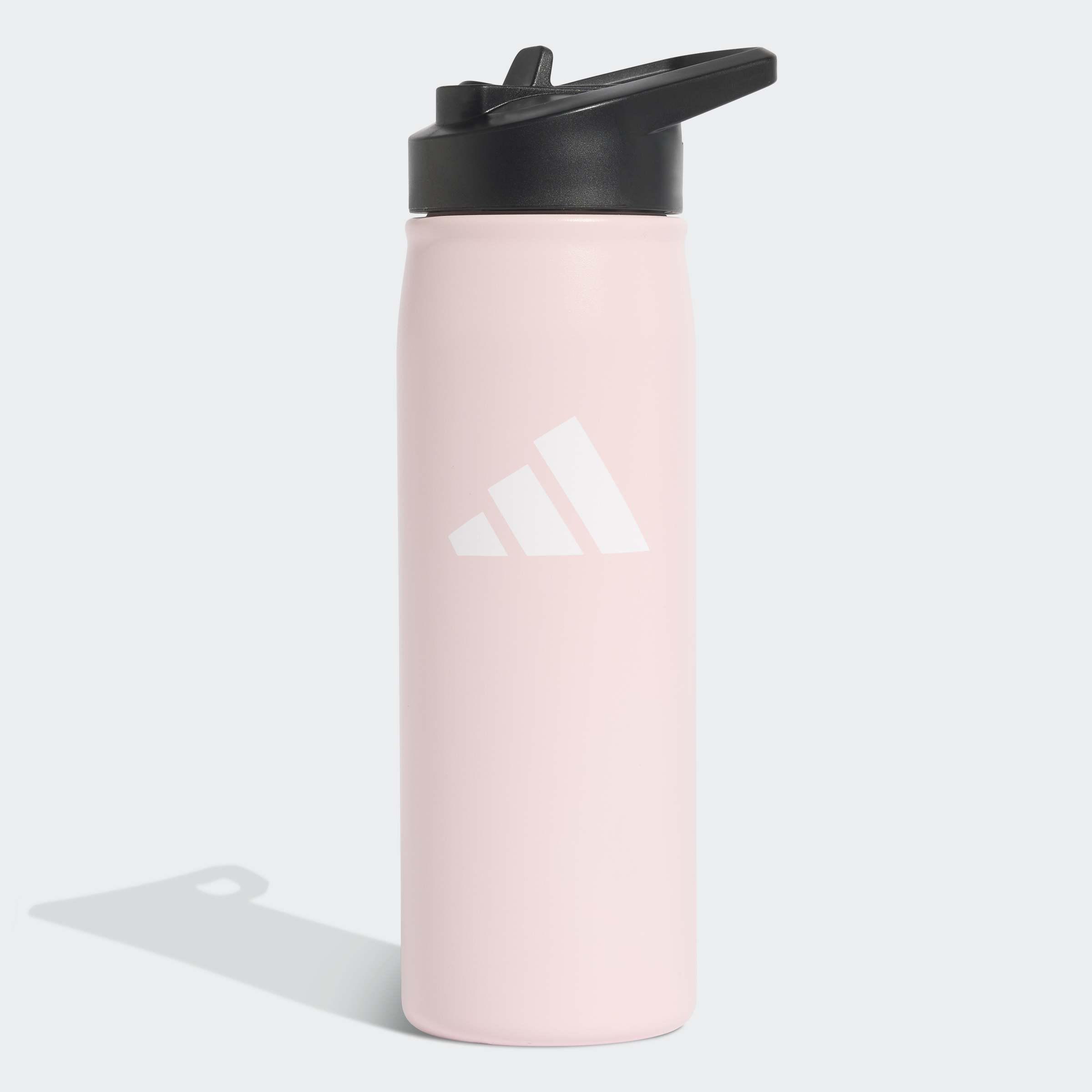 Unisex Metal Water Bottle Straw 0.6 Liter, Pink, A701_ONE, large image number 0
