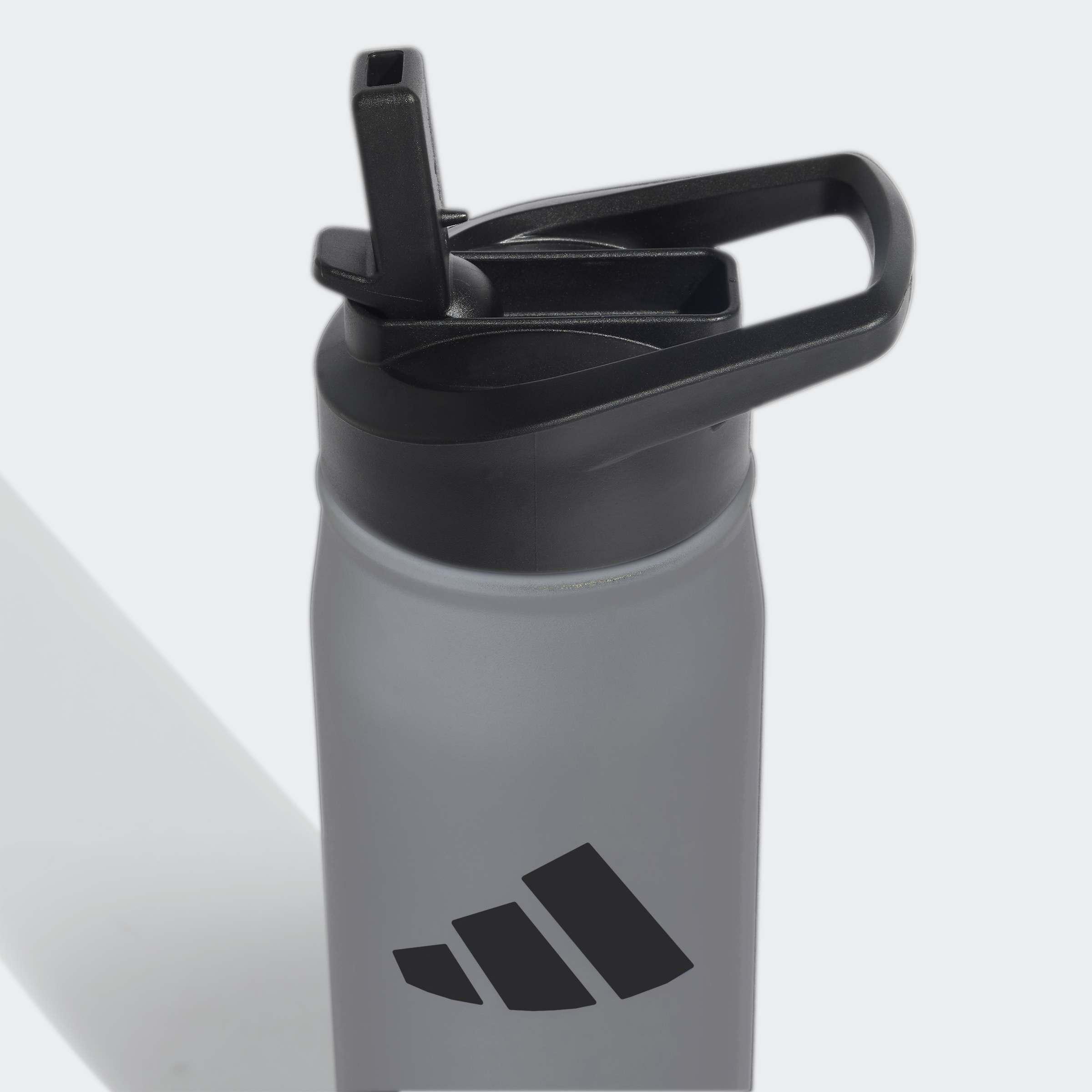Unisex Metal Water Bottle Screw Top 0.6 L, Grey, A701_ONE, large image number 2