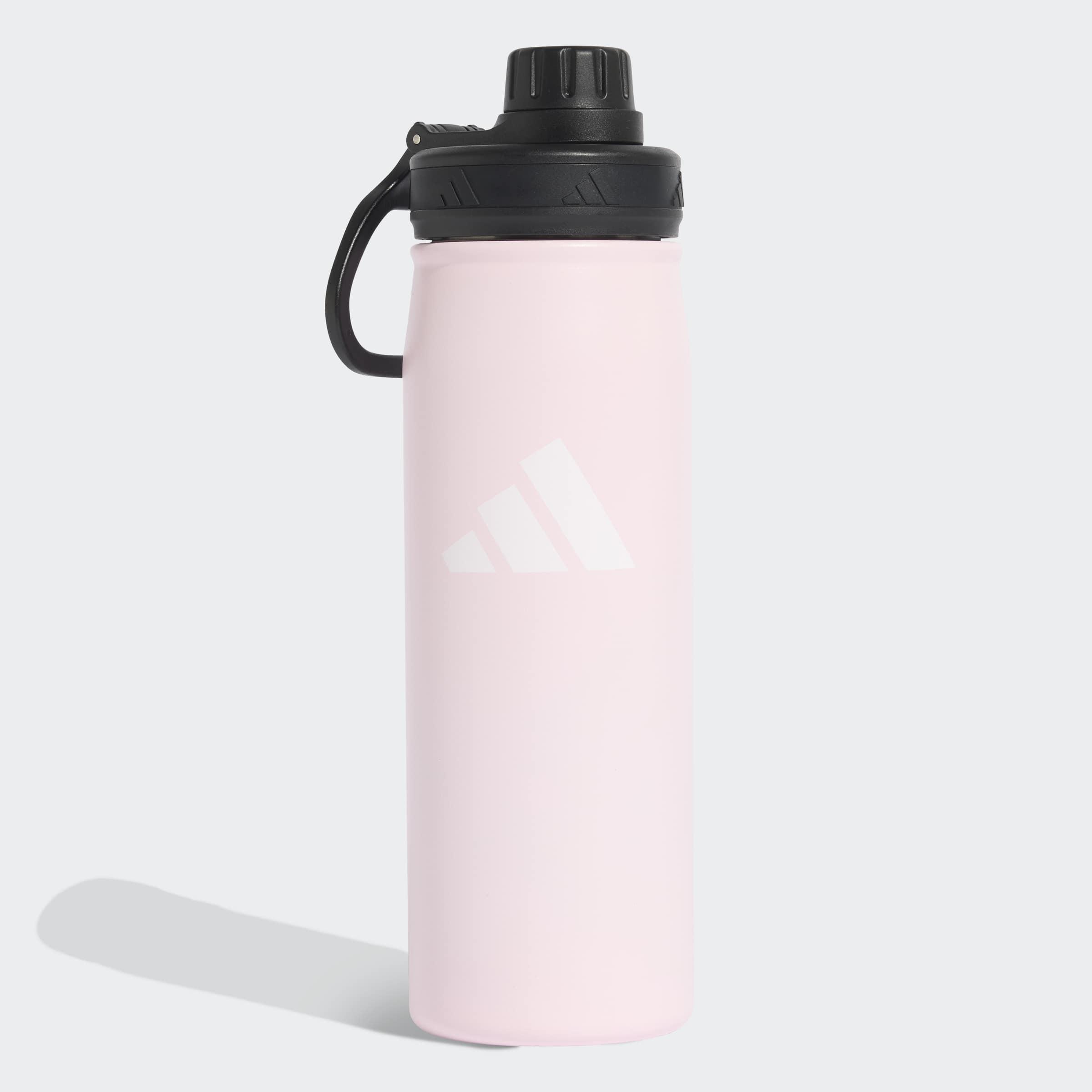 Unisex Metal Water Bottle Screw Top 0.6 L, Pink, A701_ONE, large image number 0