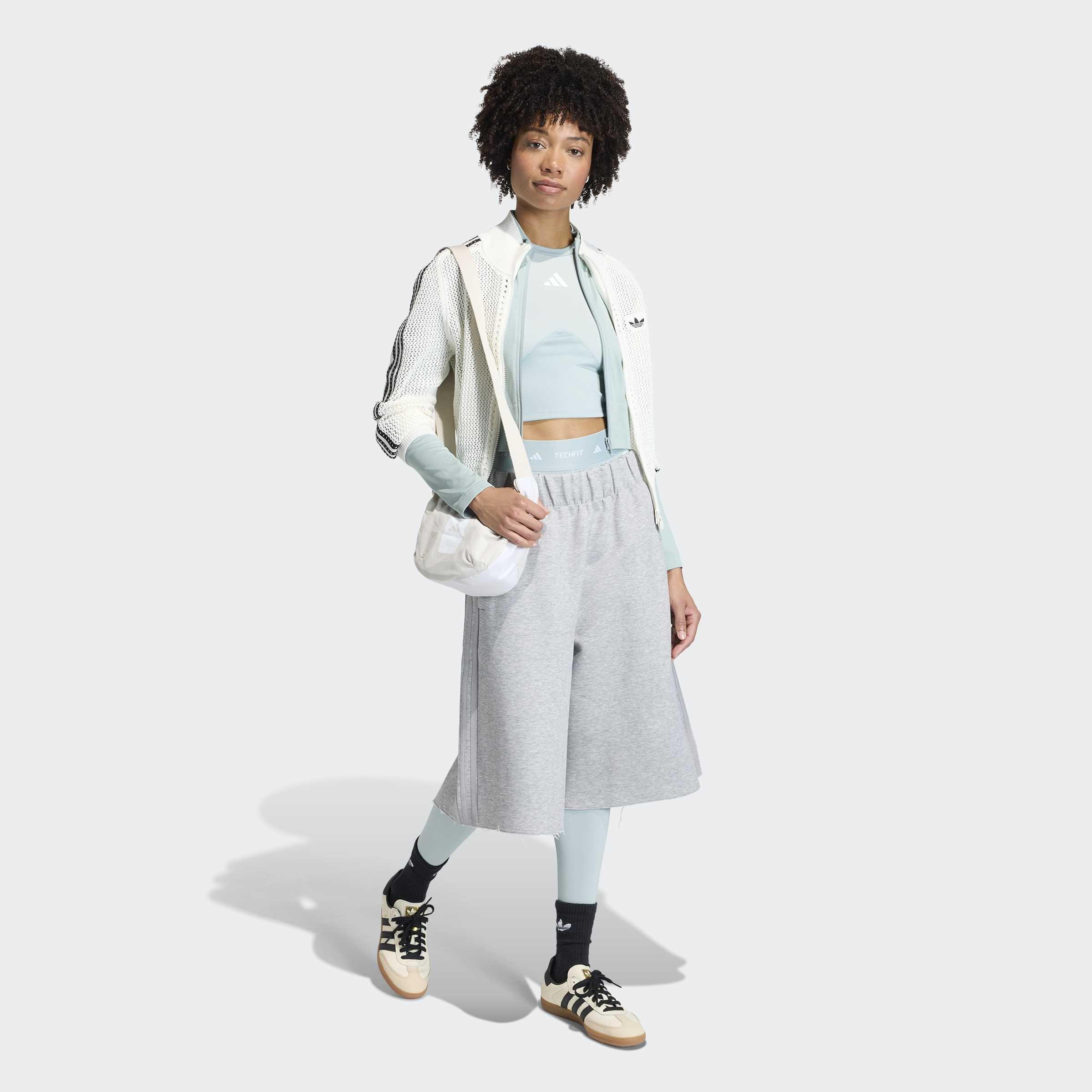Knitted Crochet Firebird Track Top, White, A701_ONE, large image number 5
