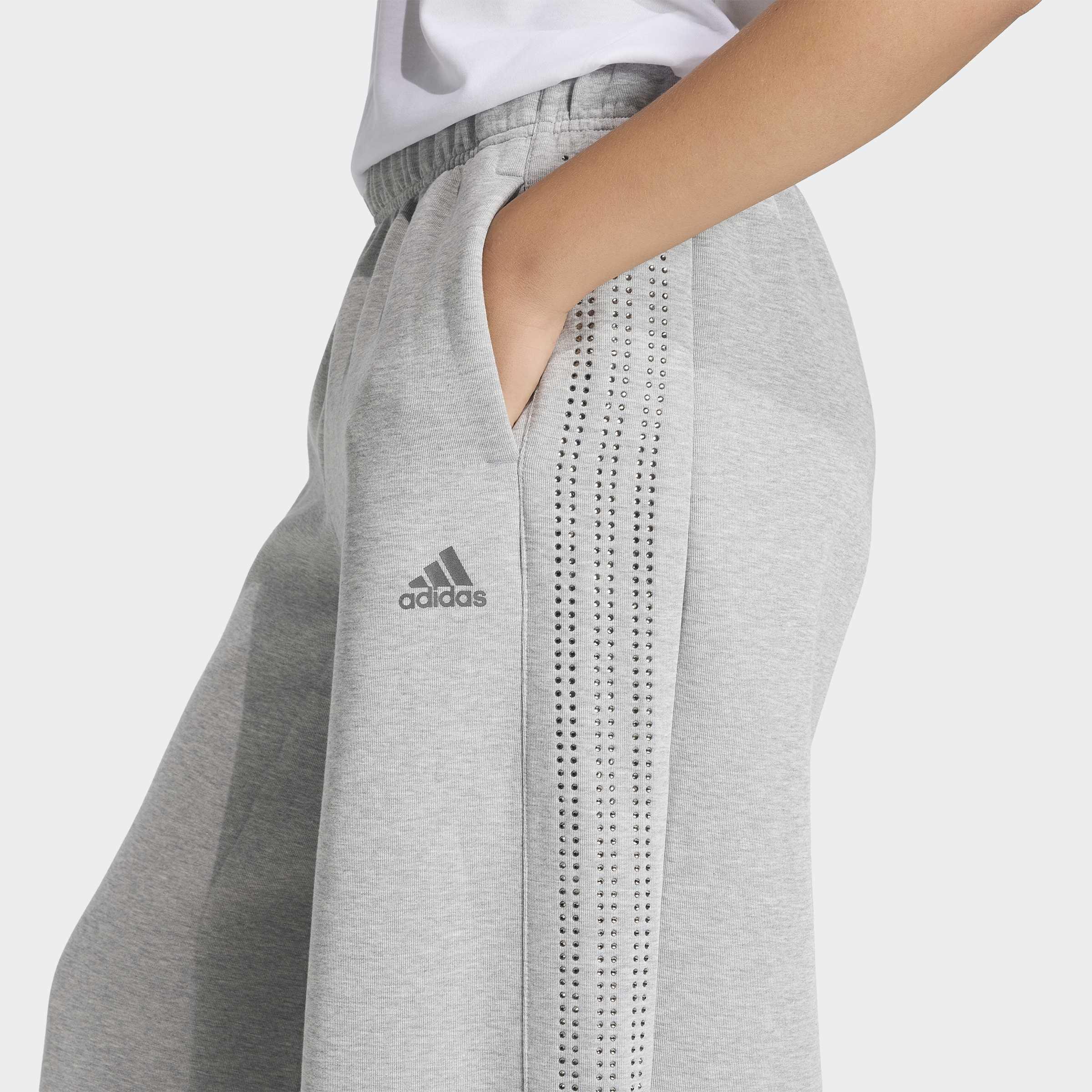 TEAMGEIST RHINESTONE Tracksuit Bottoms, Grey, A701_ONE, large image number 3