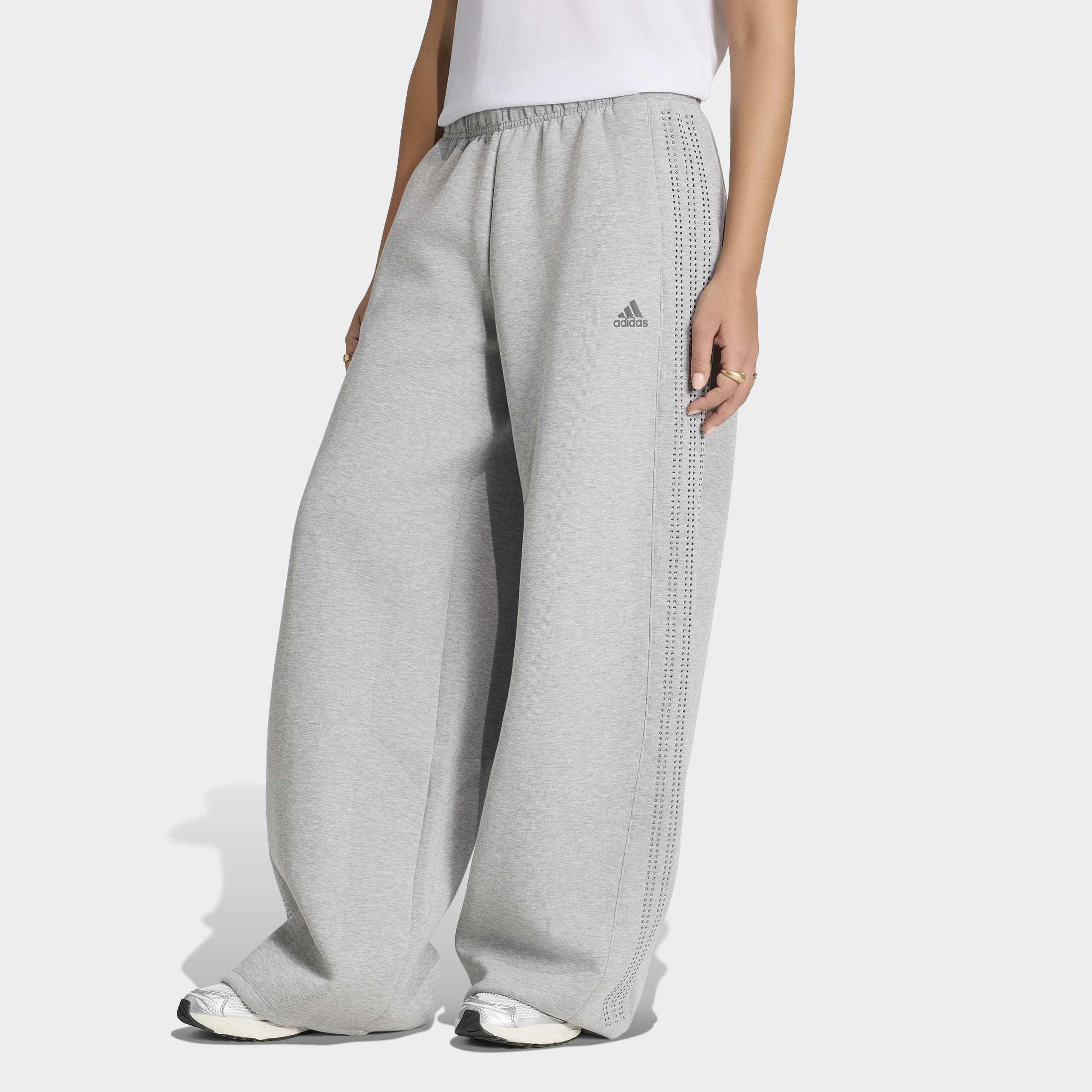 TEAMGEIST RHINESTONE Tracksuit Bottoms, Grey, A701_ONE, large image number 4