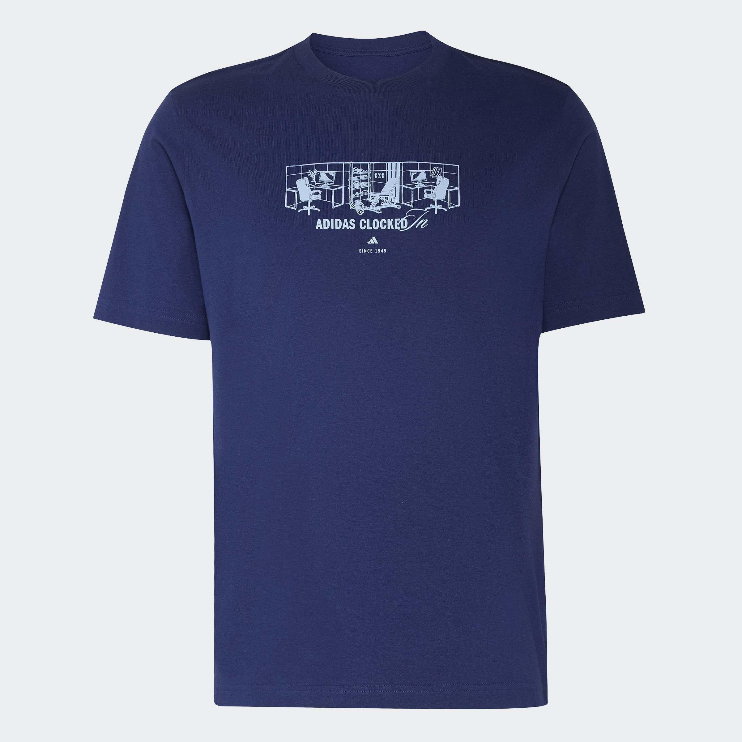 Clocked In Graphic T-Shirt, Blue
