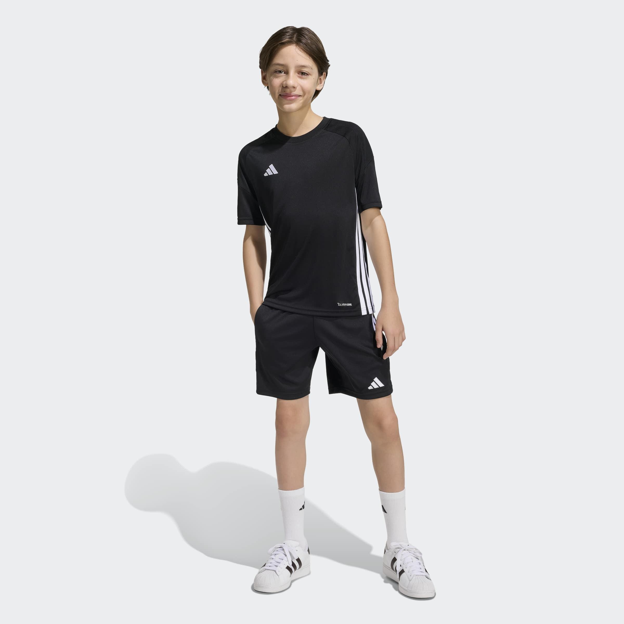 Kids Unisex Tiro 26 Essentials Shorts, Black, A701_ONE, large image number 7