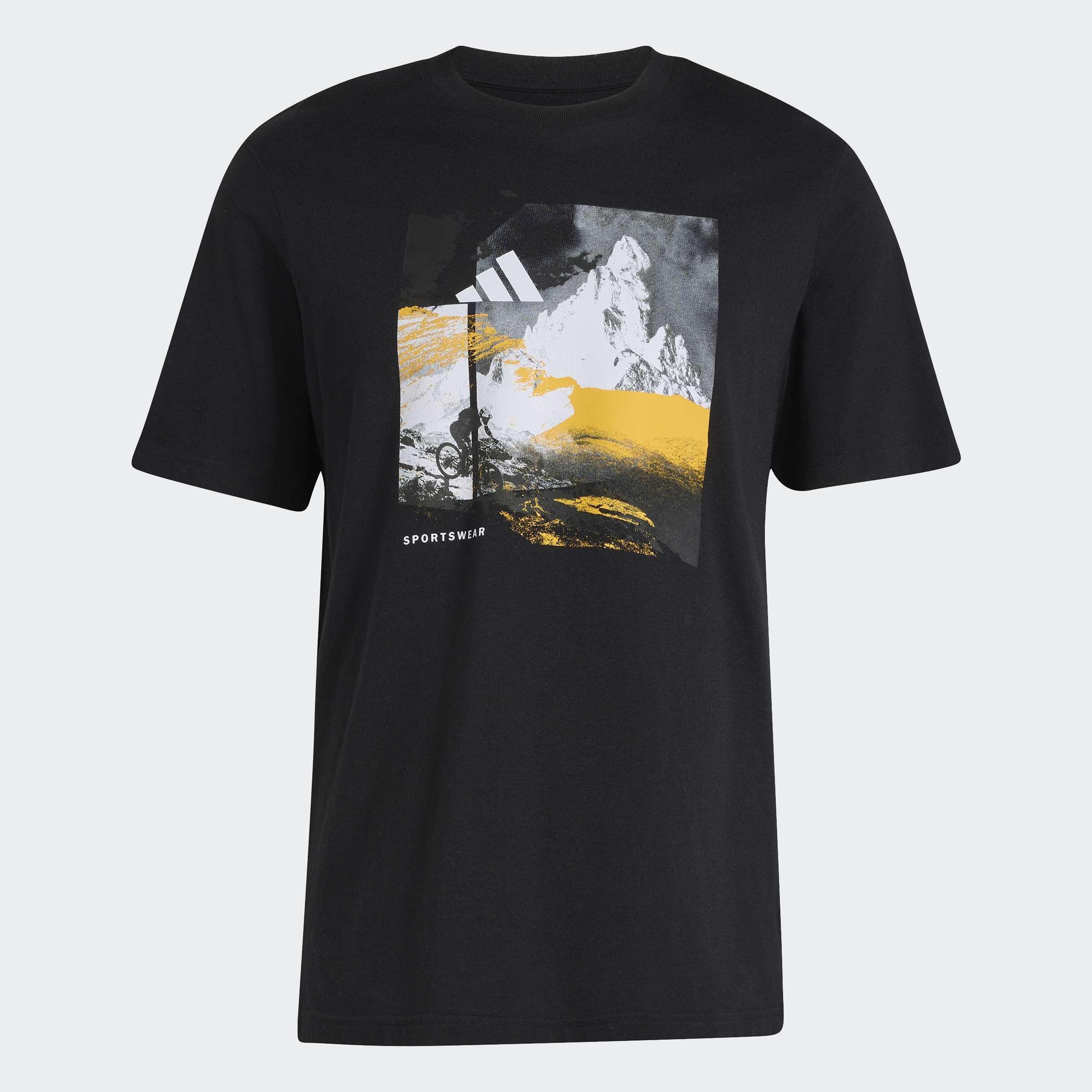 Memories Of Sport Outdoor Graphic T-Shirt, Black