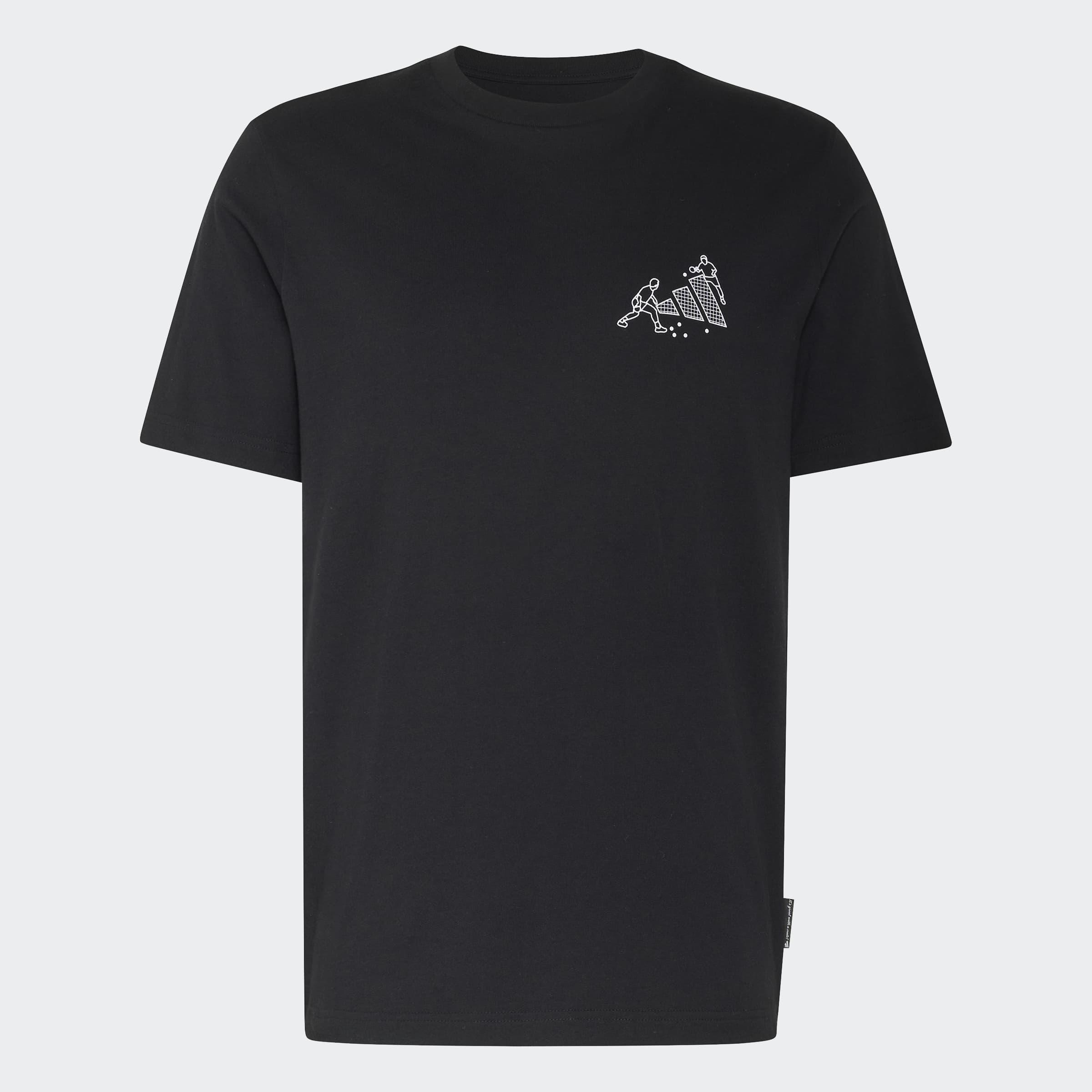 Novelty Pong Graphic T-Shirt, Black