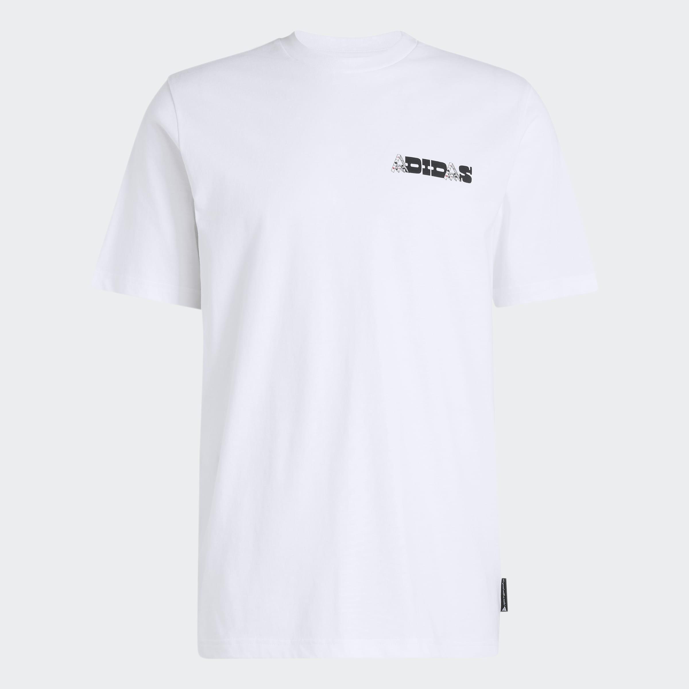 Novelty Cards Graphic T-Shirt, White