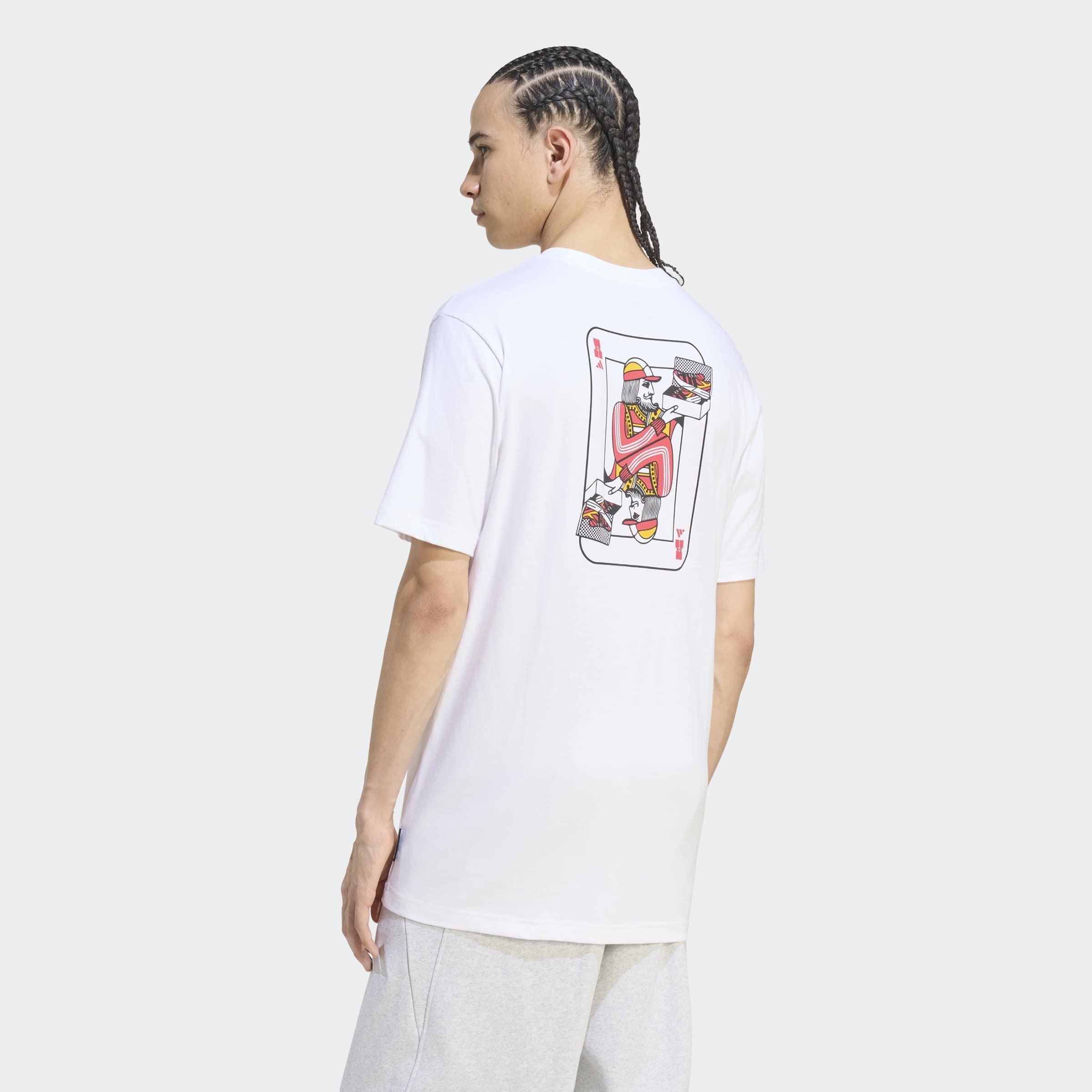 Novelty Cards Graphic T-Shirt, White