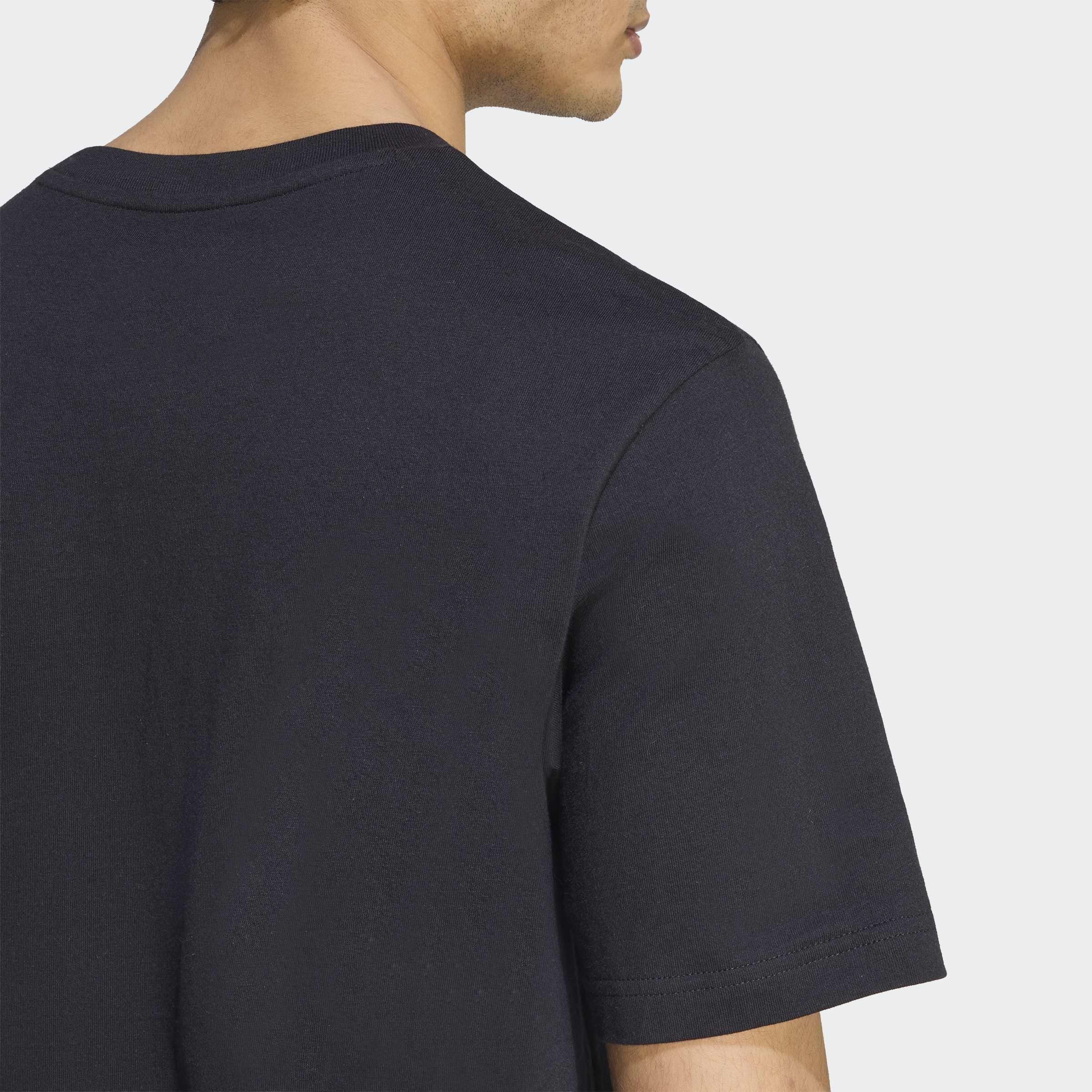 Camo Circle Graphic T-Shirt, Black, A701_ONE, large image number 3