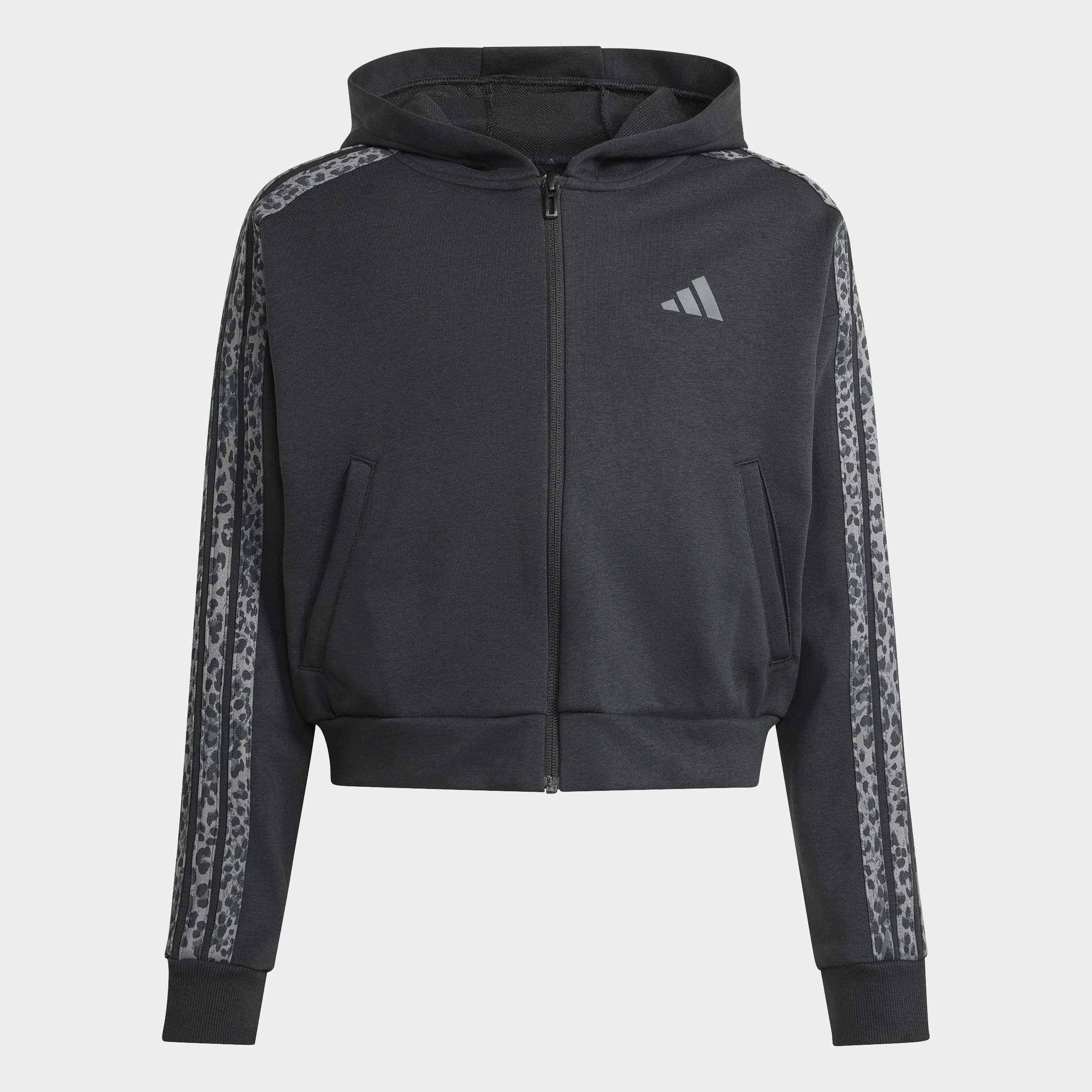Kids Seasonals Animal Full Zip Hoodie, Black