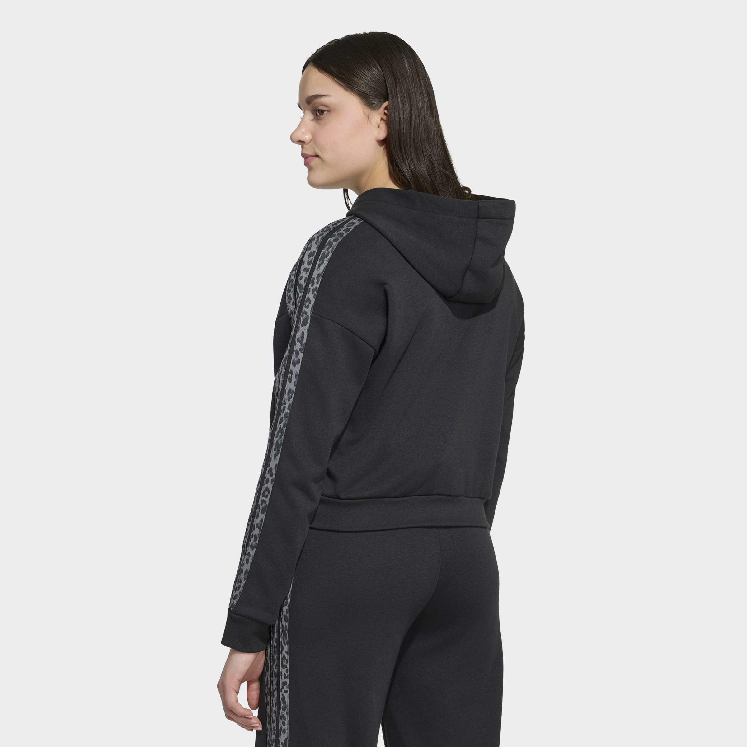 Kids Seasonals Animal Full Zip Hoodie, Black