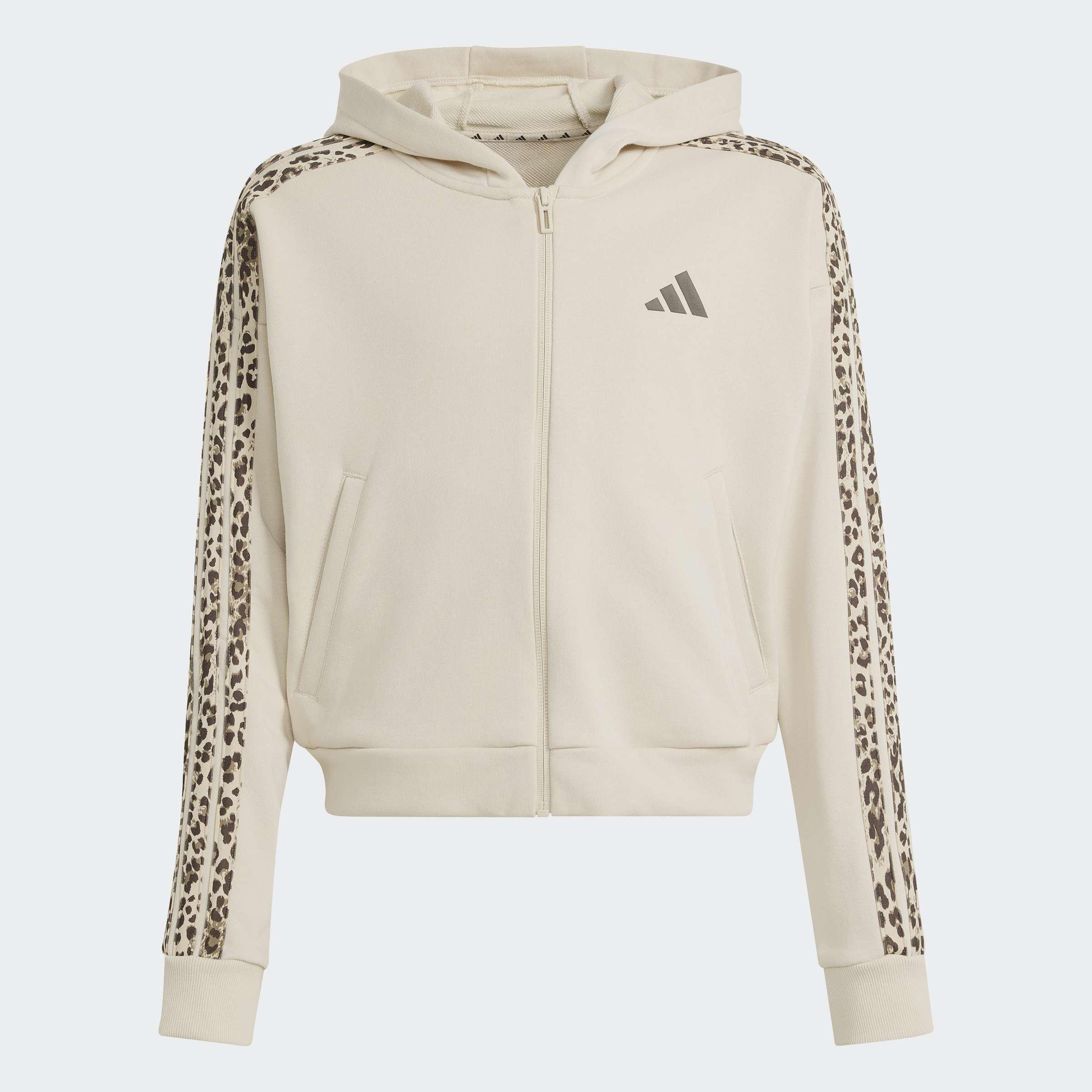 Kids Seasonals Animal Full Zip Hoodie, Beige, A701_ONE, medium