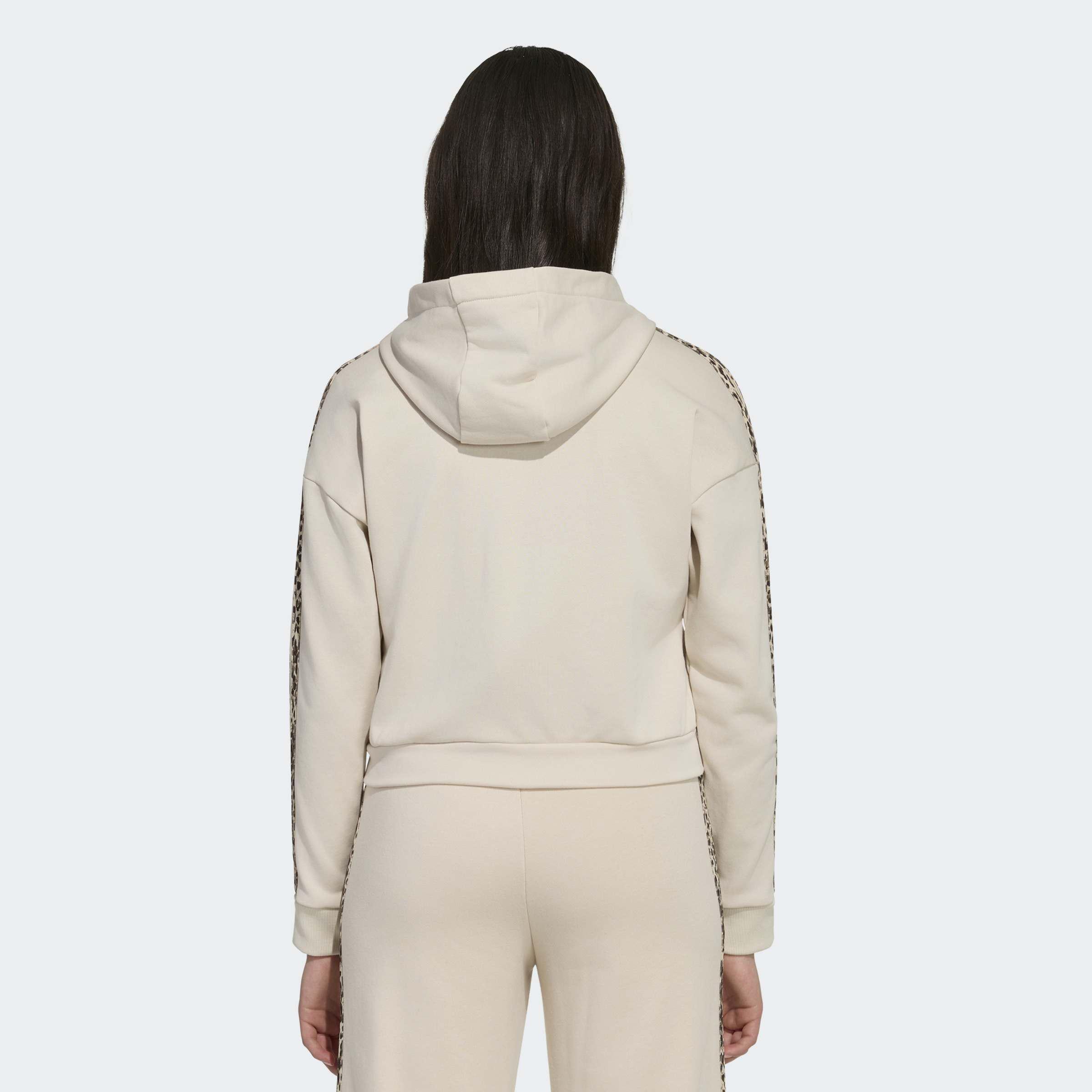 Kids Seasonals Animal Full Zip Hoodie, Beige