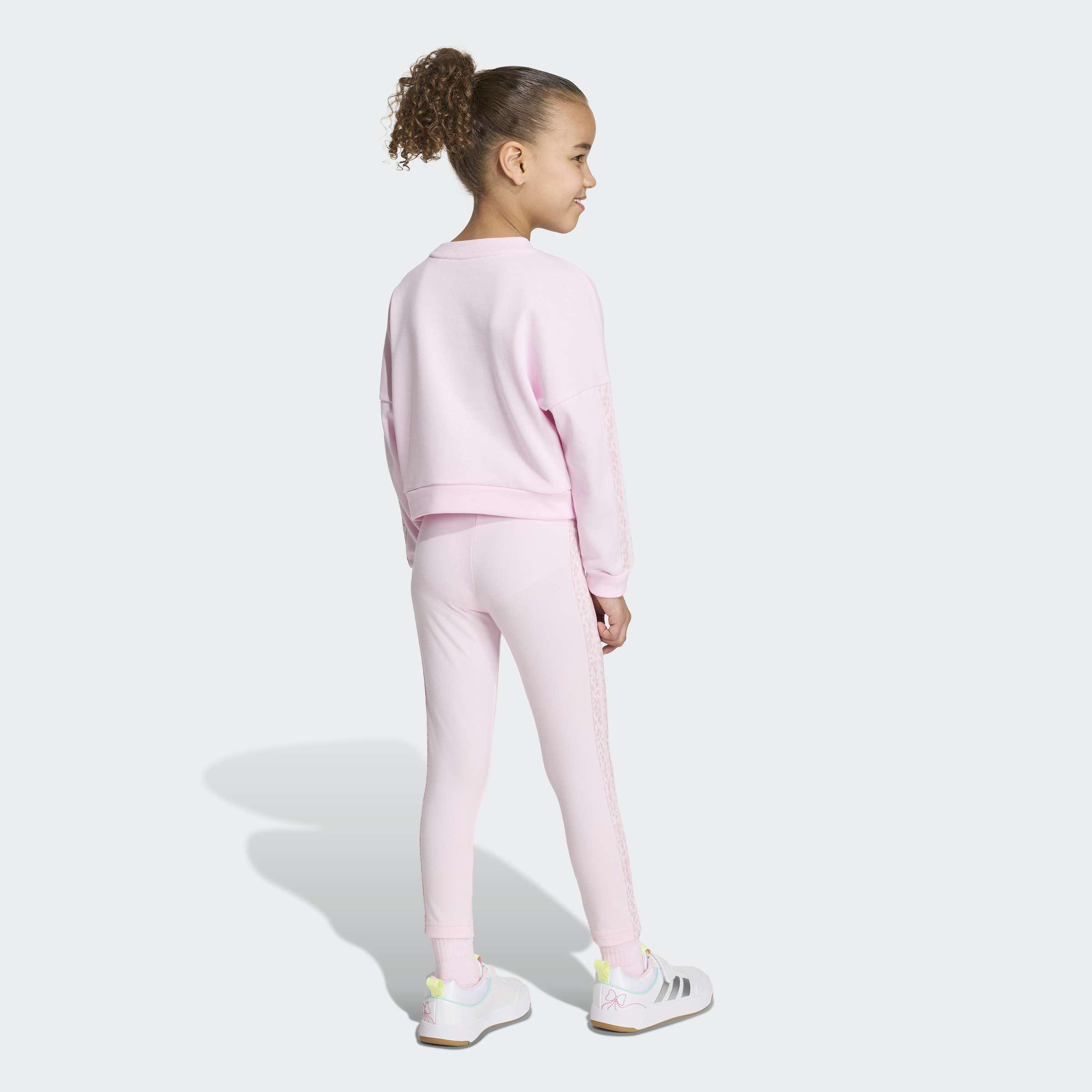Kids Animal Leggings Set, Pink
