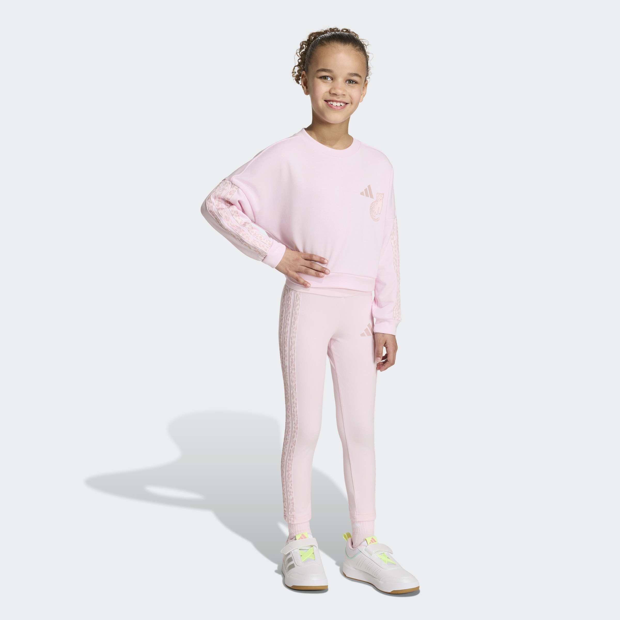 Kids Animal Leggings Set, Pink, A701_ONE, large image number 6