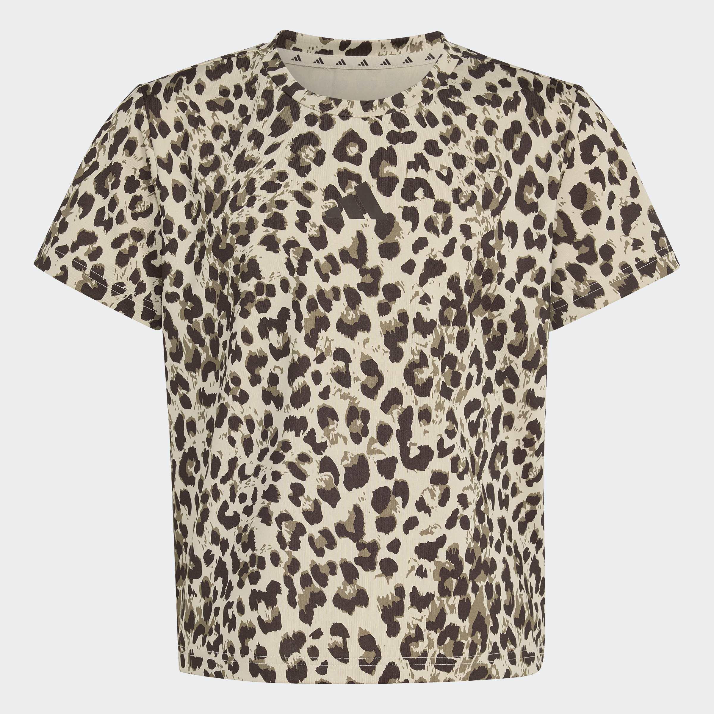 Kids Seasonal Animal Print Sport T-Shirt, Beige