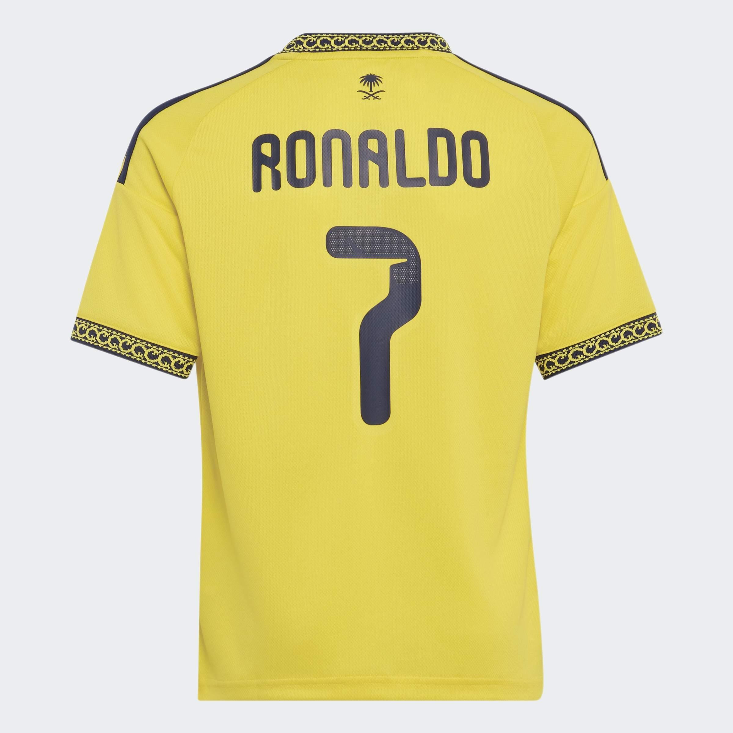 Kids Unisex Al Nassr FC 26/27 Home Jersey N&N, Yellow