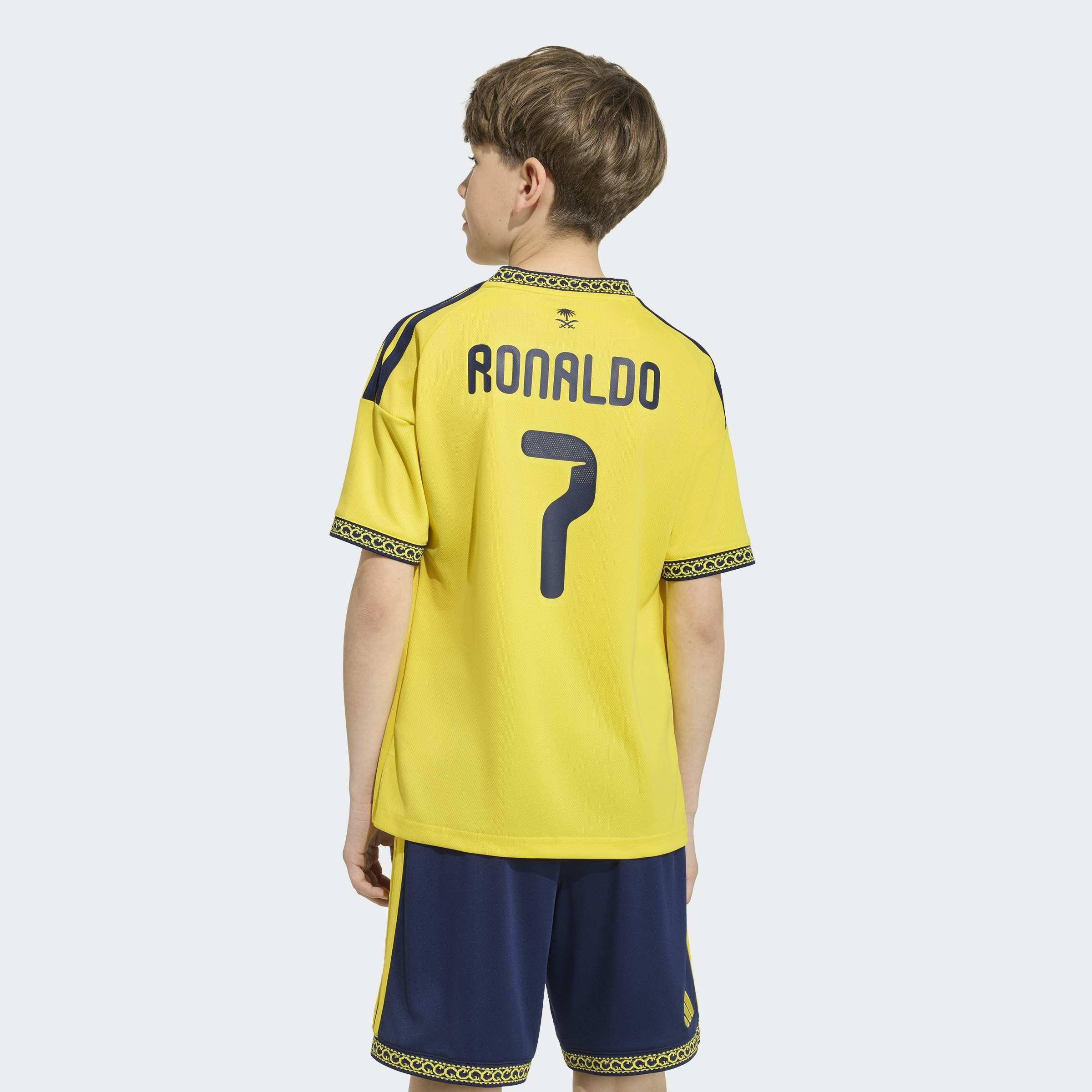 Kids Unisex Al Nassr FC 26/27 Home Jersey N&N, Yellow, A701_ONE, large image number 2
