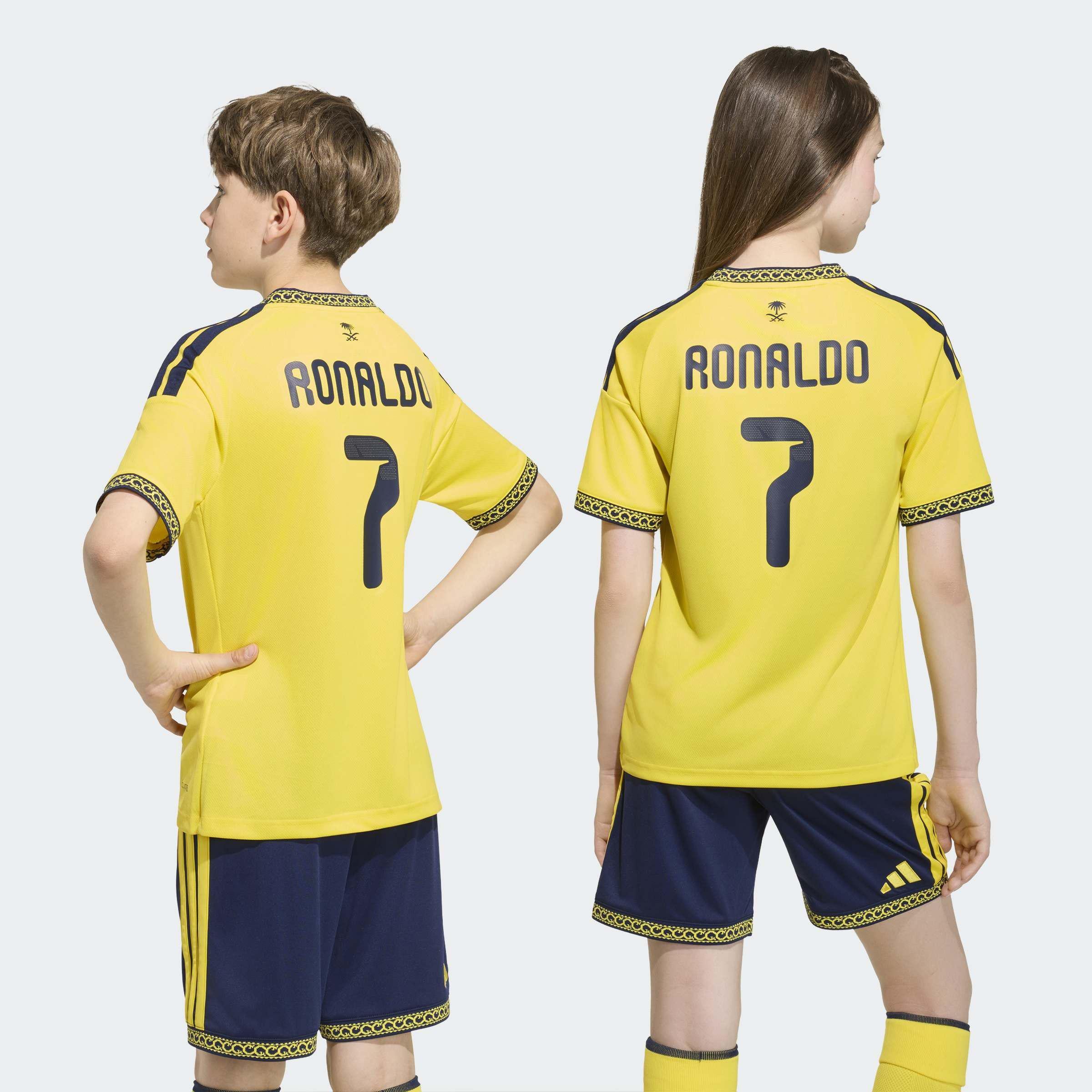 Kids Unisex Al Nassr FC 26/27 Home Jersey N&N, Yellow, A701_ONE, large image number 3