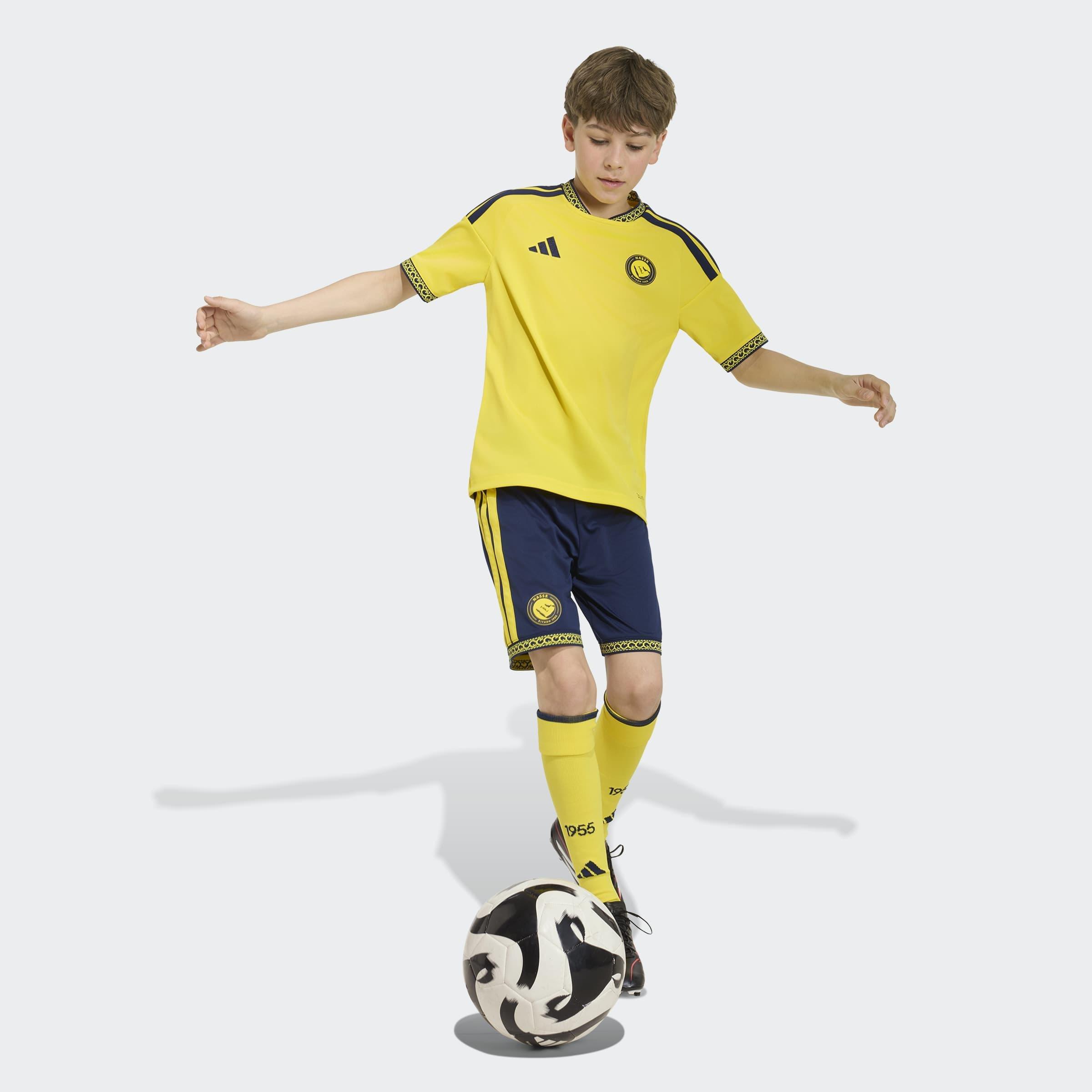 Kids Unisex Al Nassr FC 26/27 Home Jersey N&N, Yellow, A701_ONE, large image number 6