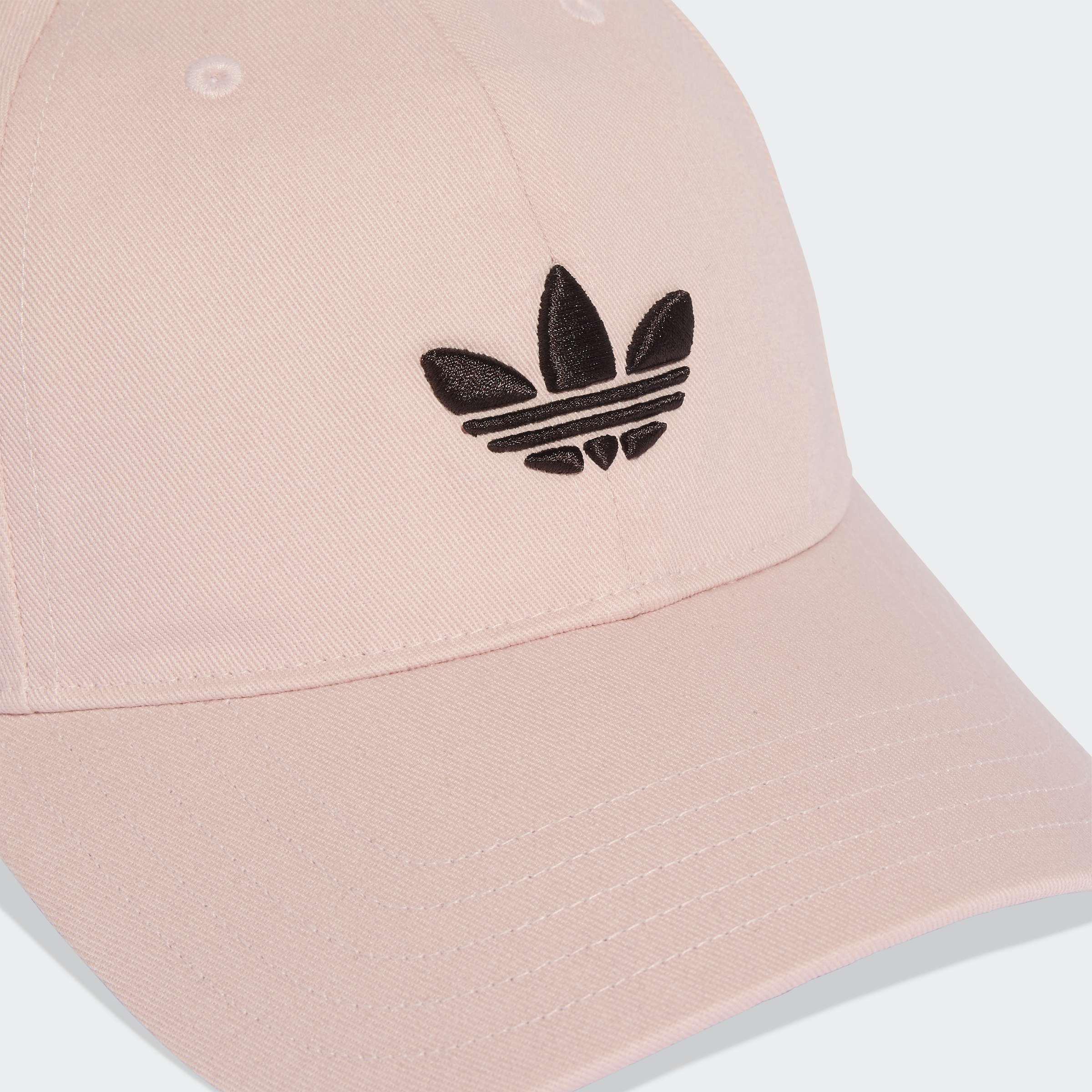 Unisex Adicolor Classic Trefoil Baseball Cap, Pink, A701_ONE, large image number 2