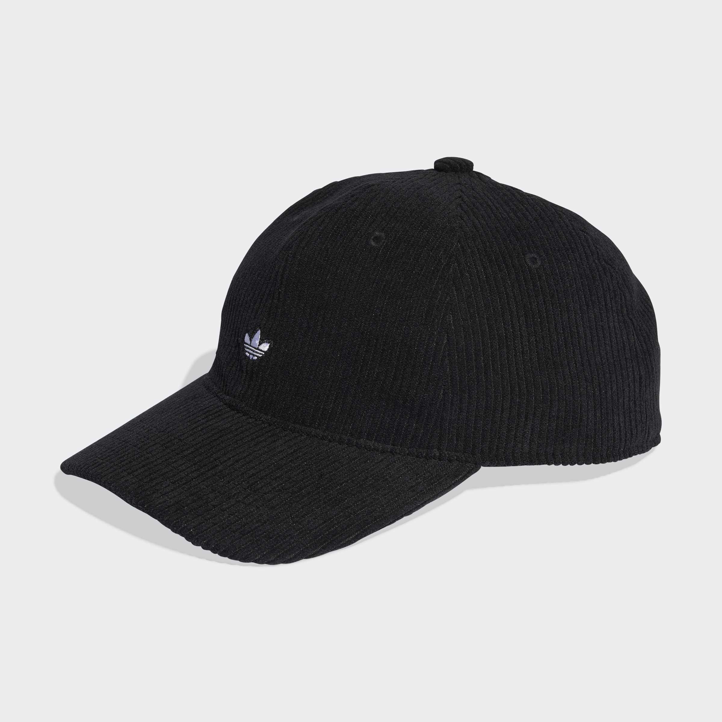 Unisex Corduroy Baseball Cap, Black