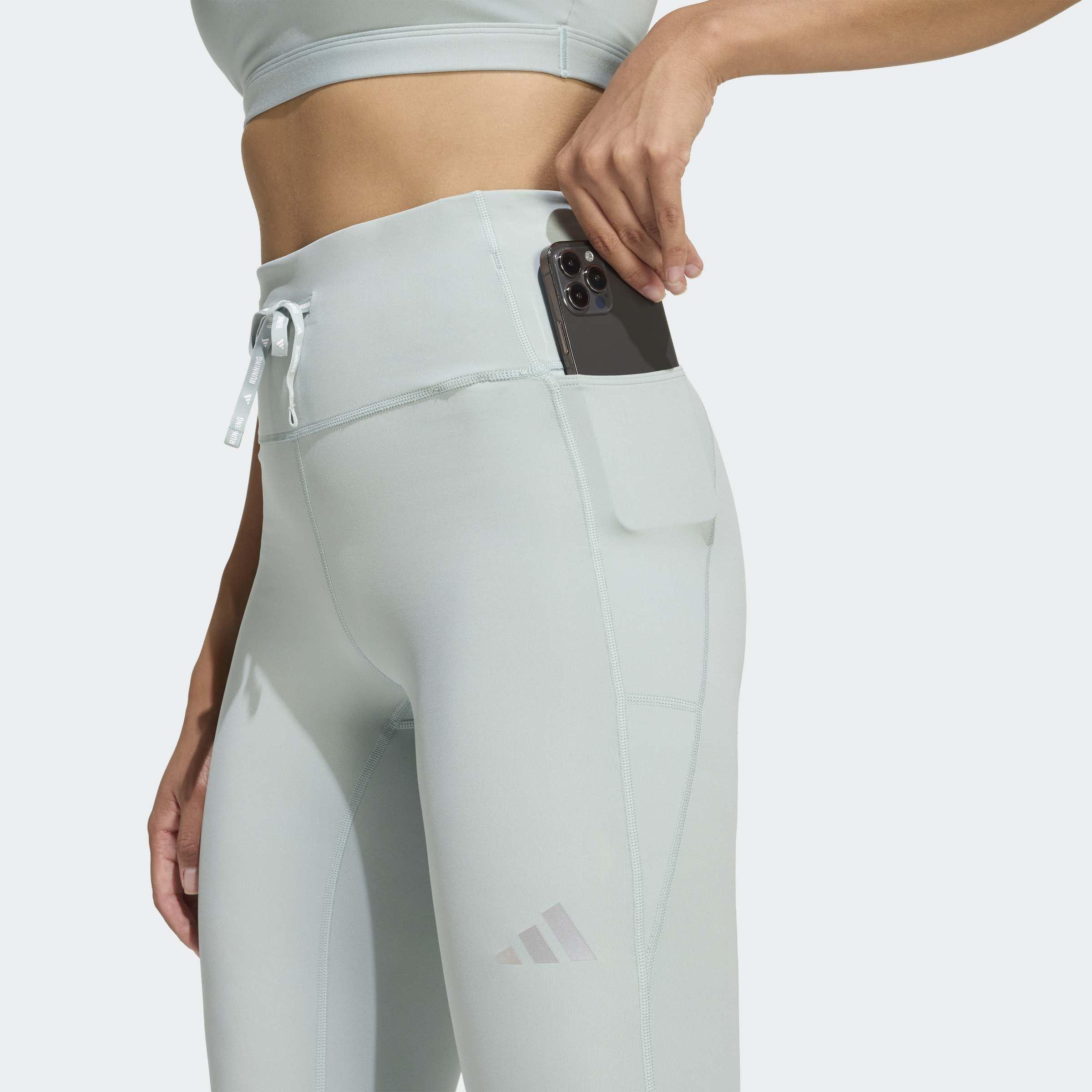 Run Essentials Full Length Leggings, Green, A701_ONE, large image number 3