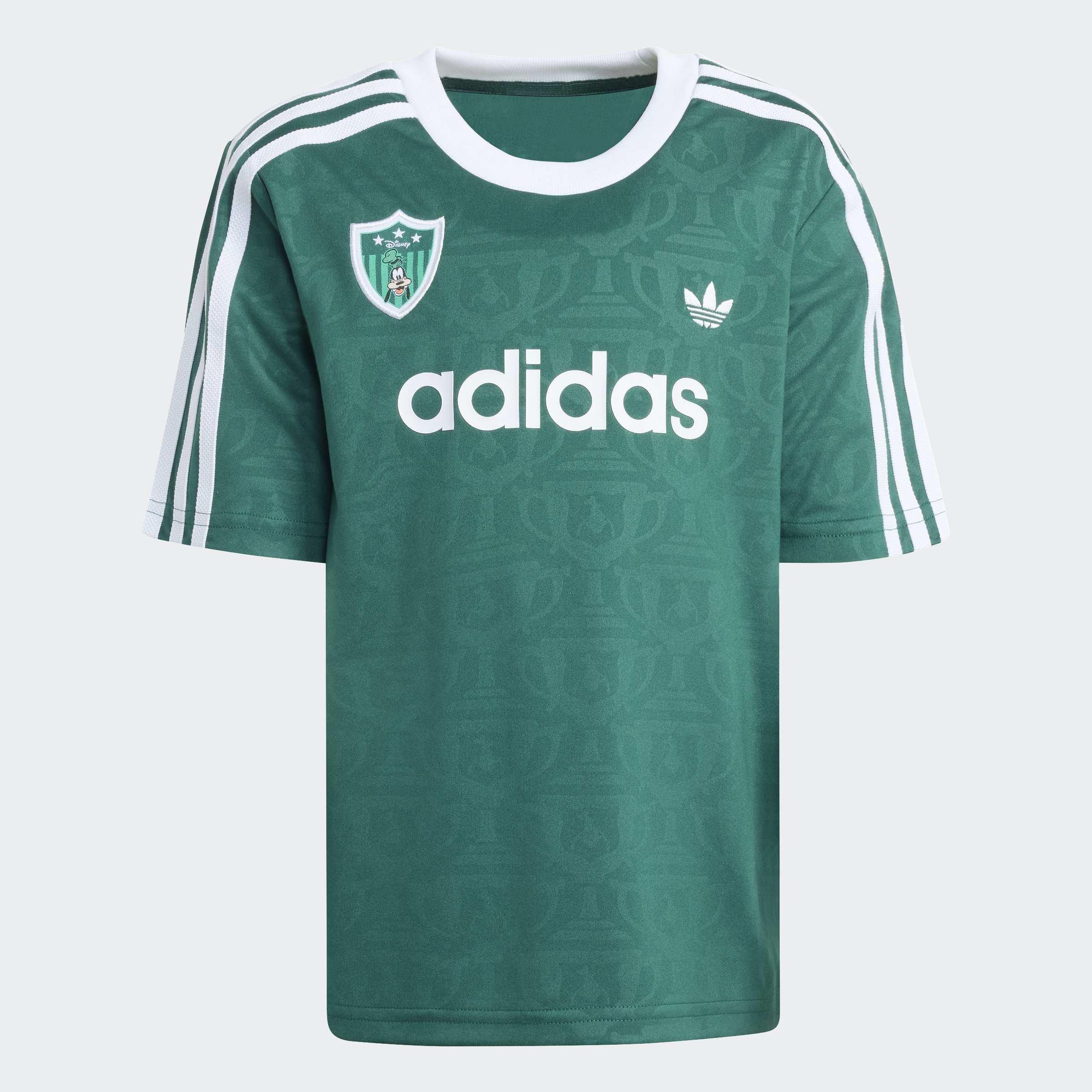 Kids Unisex adidas Disney Short Jersey Set, Green