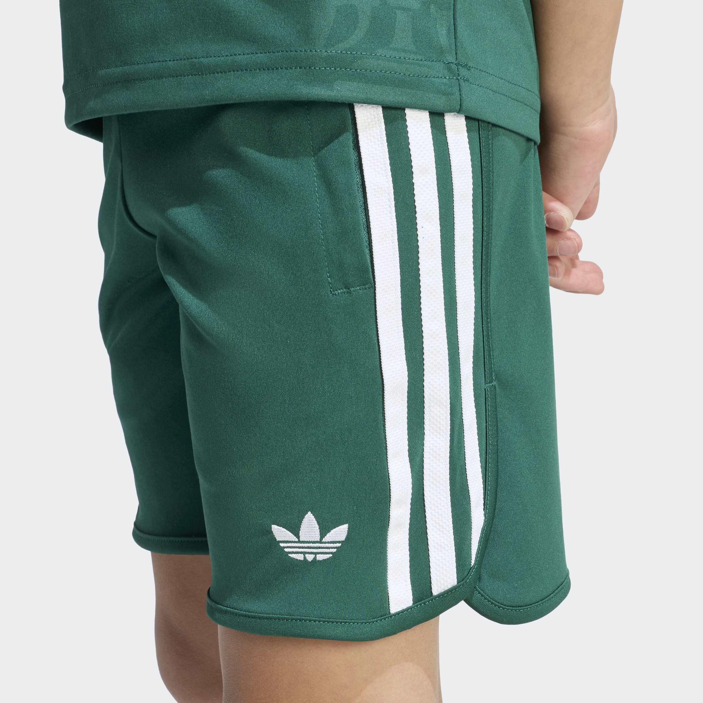 Kids Unisex adidas Disney Short Jersey Set, Green, A701_ONE, large image number 5