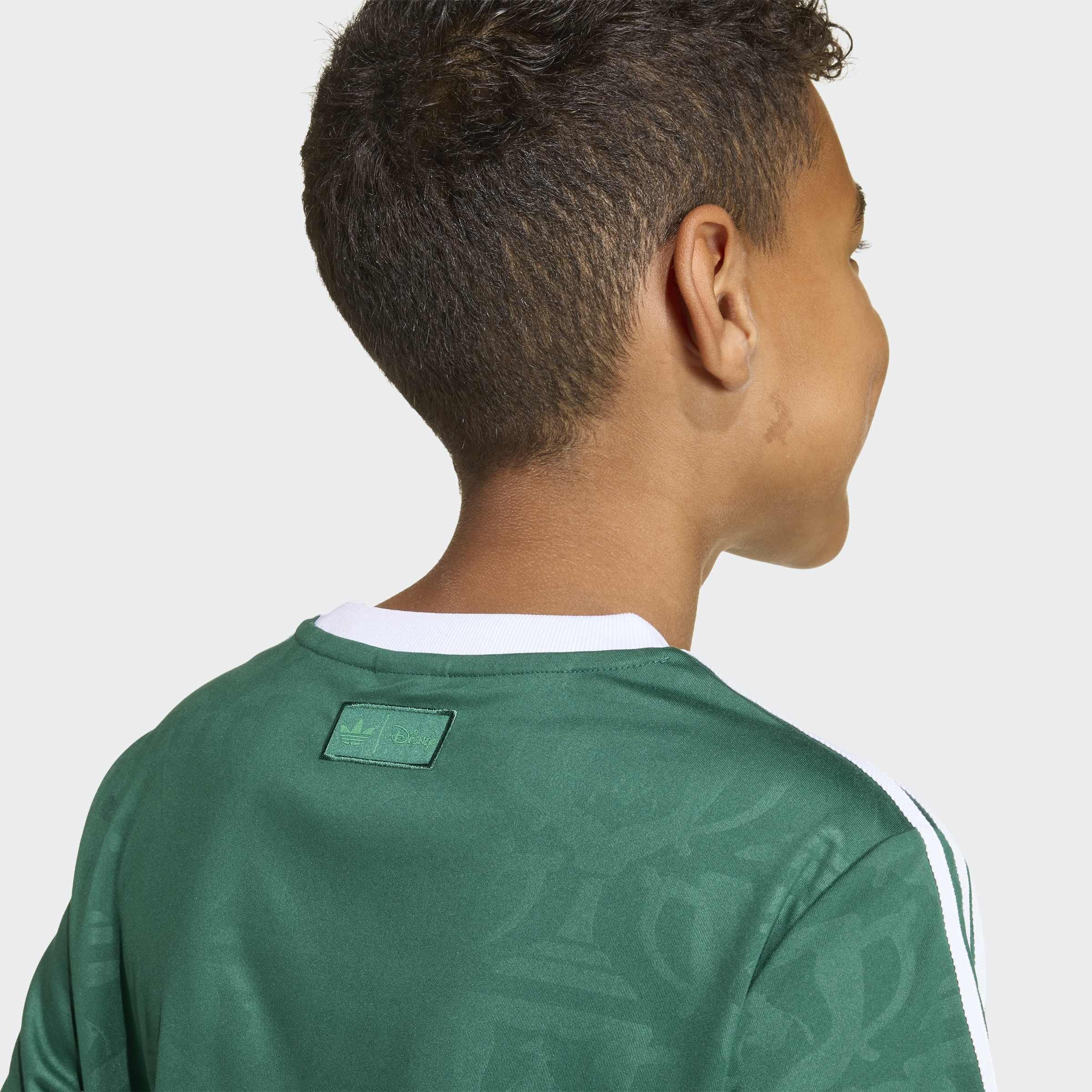 Kids Unisex adidas Disney Loose T-Shirt, Green, A701_ONE, large image number 3