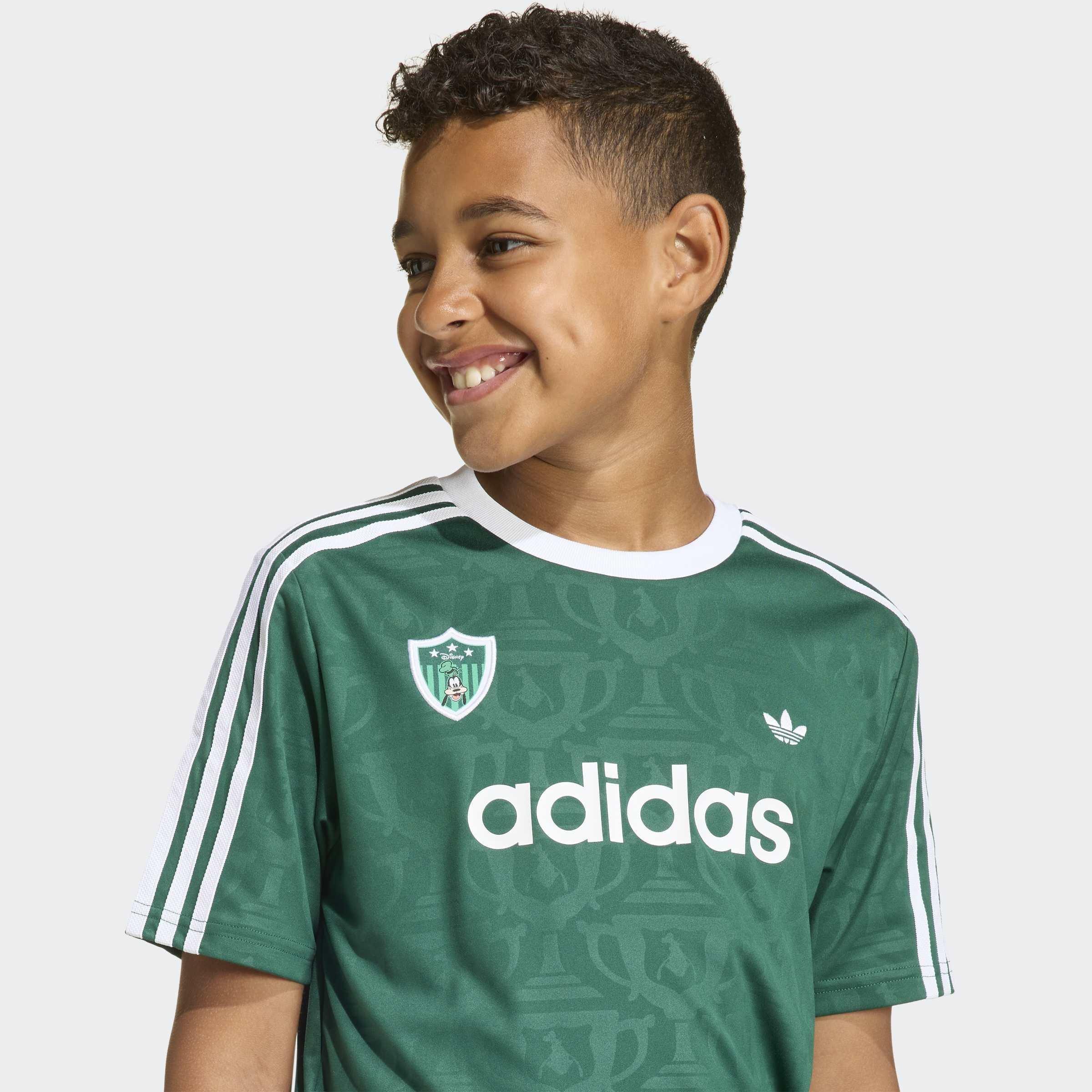 Kids Unisex adidas Disney Loose T-Shirt, Green, A701_ONE, large image number 4
